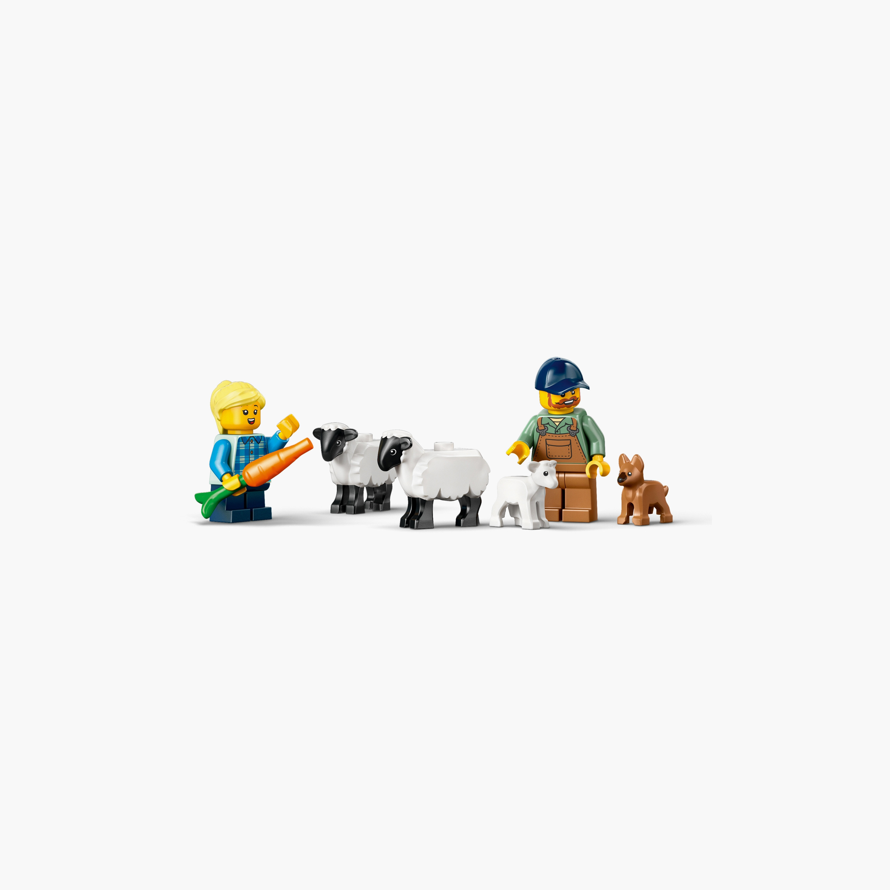 جرّار المزرعة الأحمر مع مقطورة وخراف من ليغو® سيتي، مجموعة لعب للأطفال 60461-toys-buildingblocks-blocks-image-4