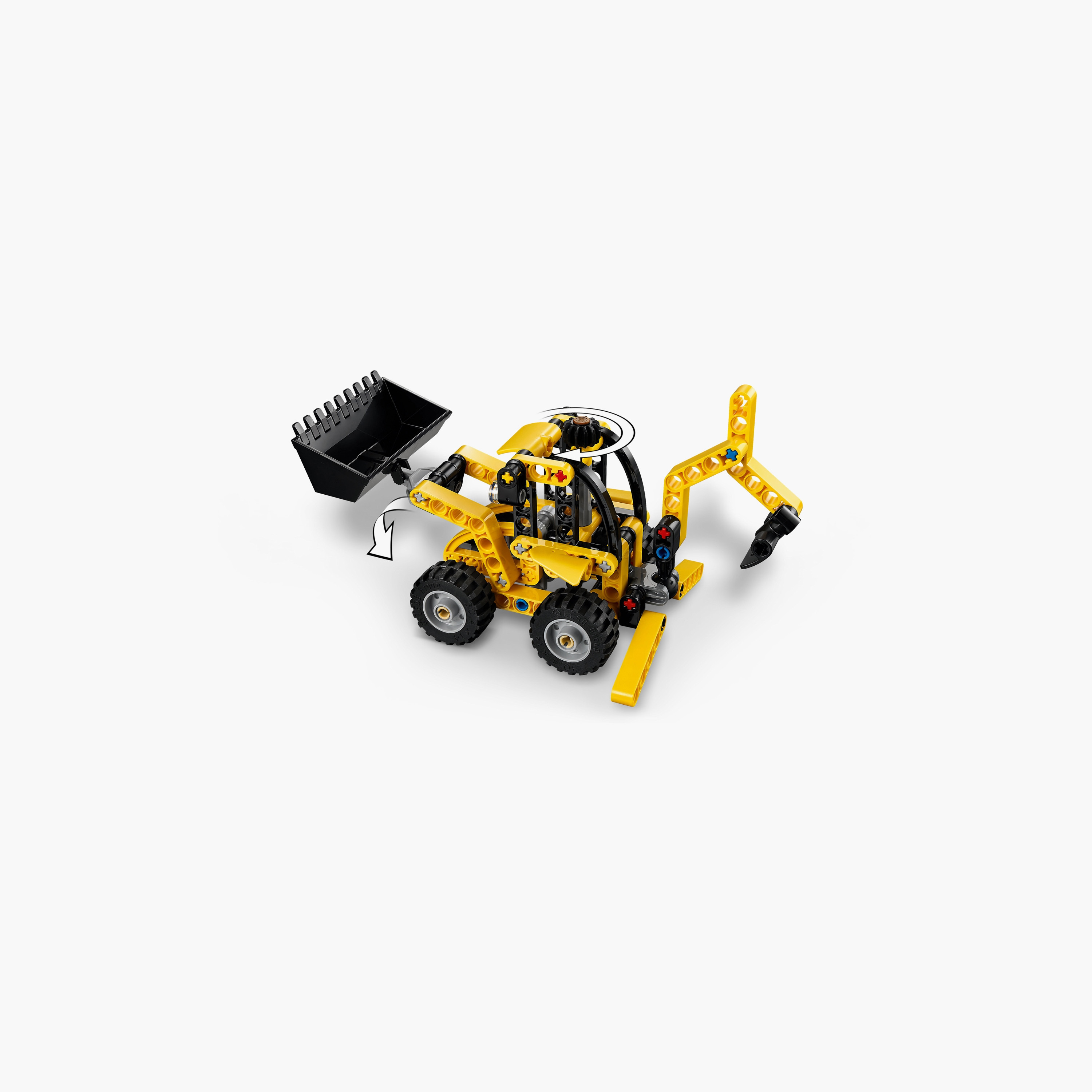 LEGO® Technic Backhoe Loader Construction Toy Vehicle Set 42197-toys-buildingblocks-blocks-image-9