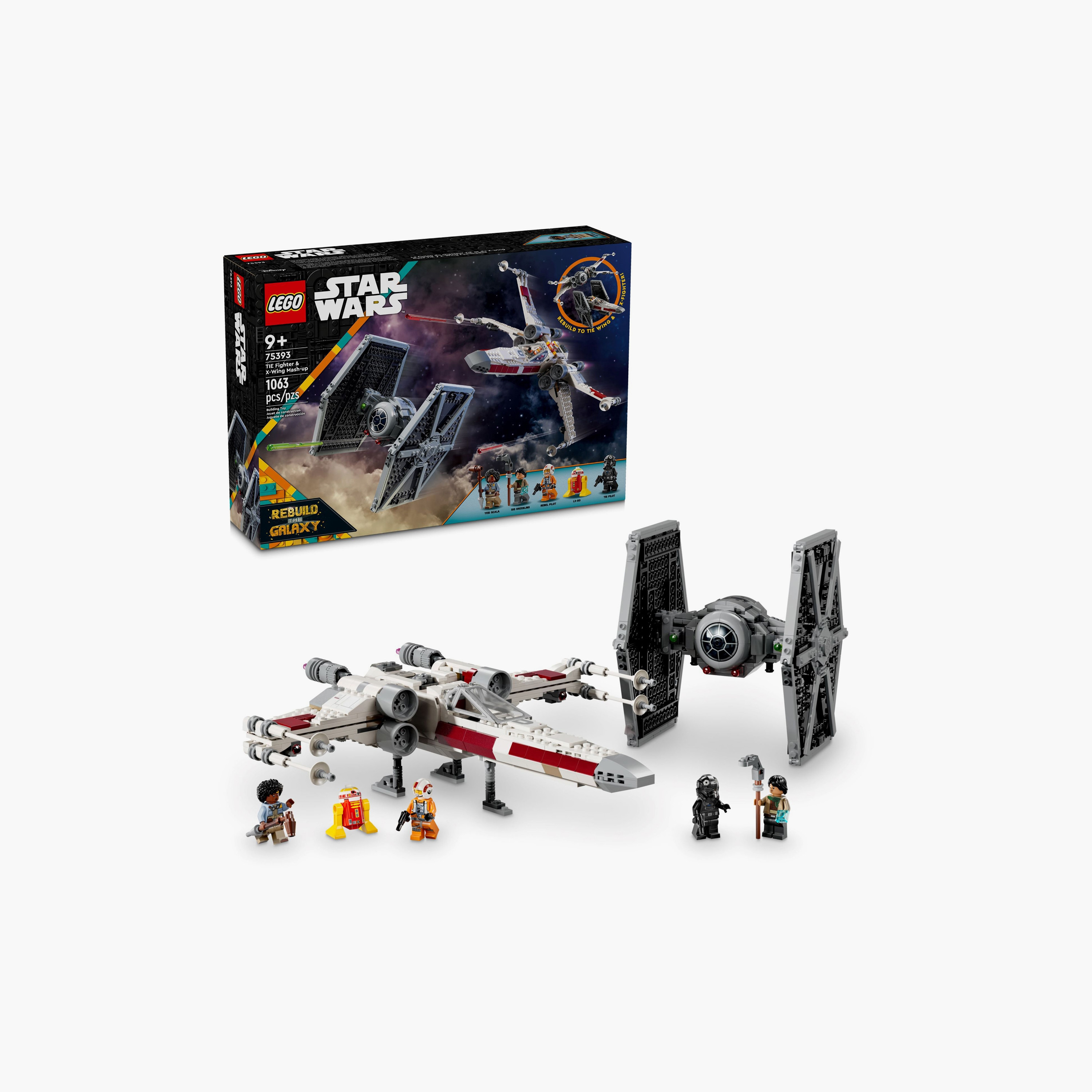 LEGO® Star Wars™ TIE Fighter & X-Wing Mash-up Set 75393-toys-buildingblocks-blocks-image-4