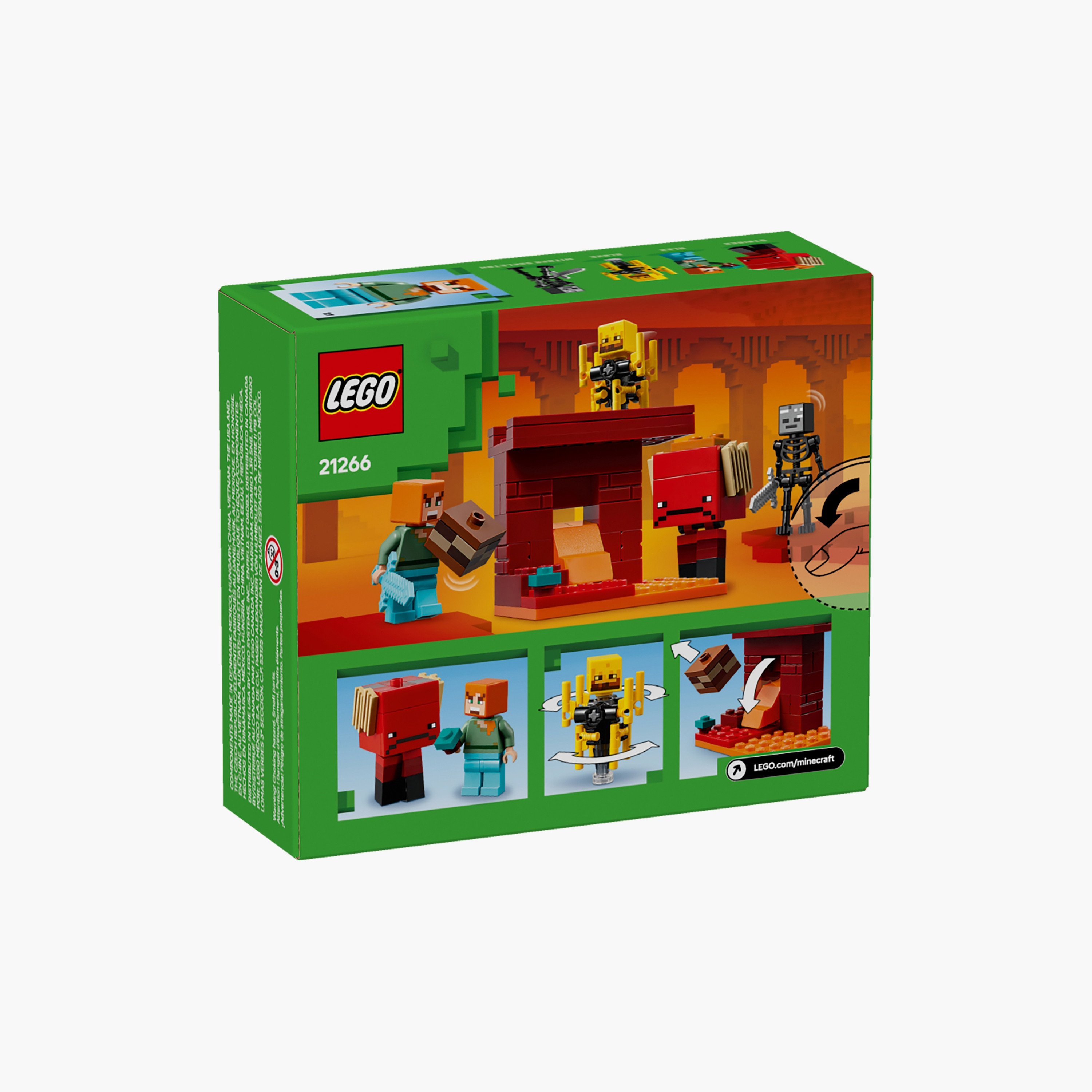 LEGO® Minecraft® The Nether Lava Battle Gamer Toy for Kids 21266-toys-buildingblocks-blocks-image-9