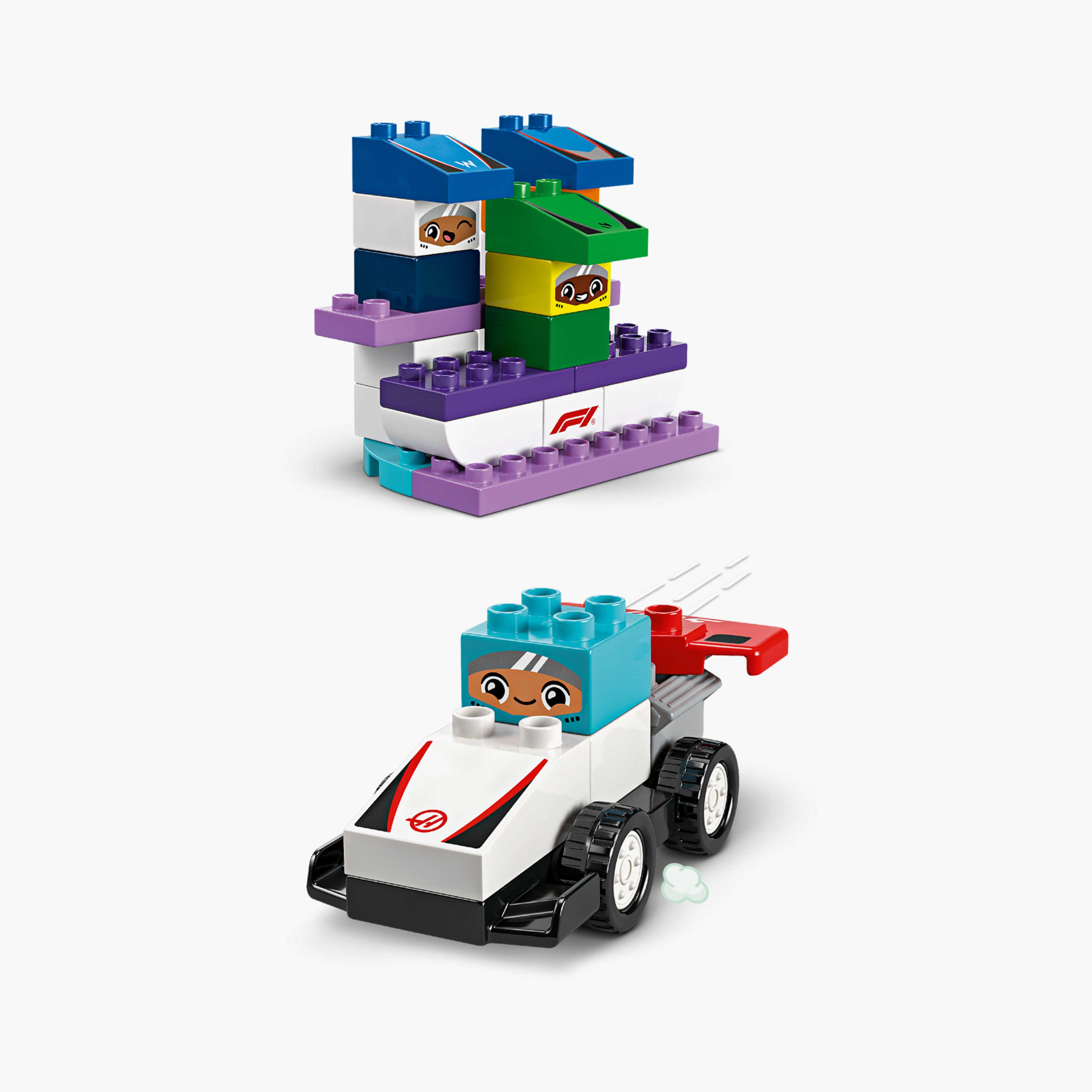 LEGO® DUPLO® Town F1® Team Race Cars & Drivers Building Toy for Family Fun 10445-toys-buildingblocks-blocks-image-7