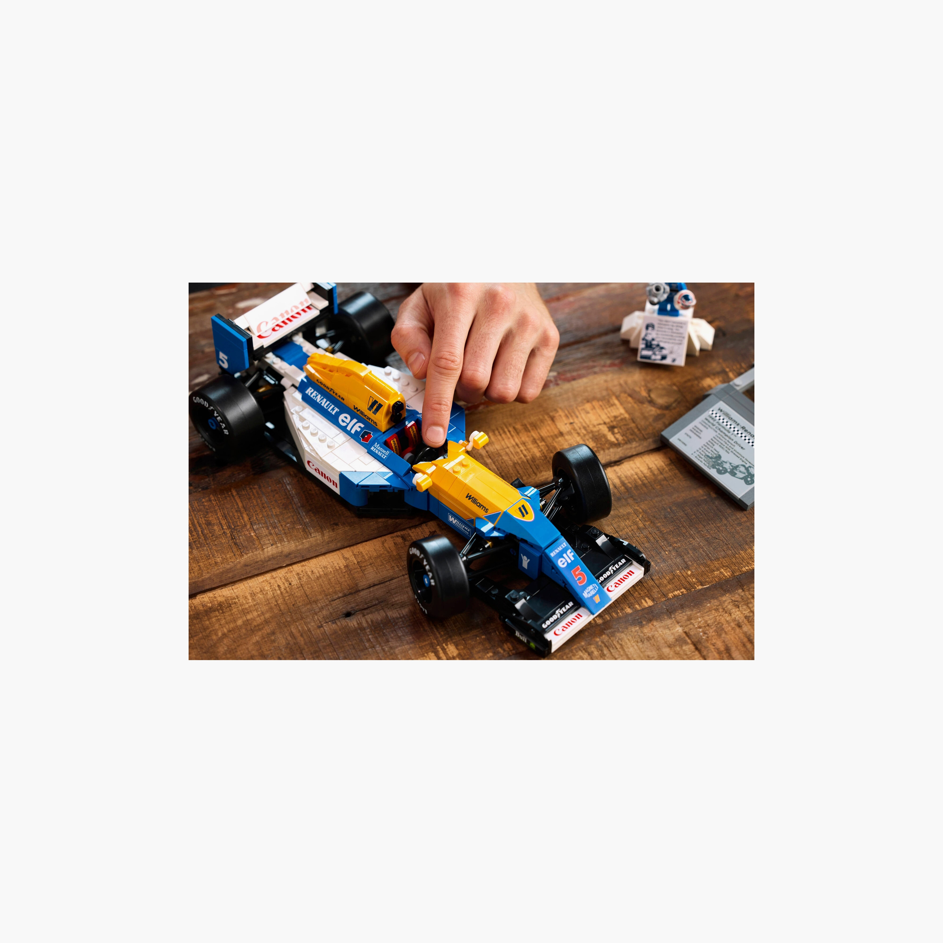LEGO 10353 Icons Williams Racing FW14B & Nigel Mansell F1 Model Car-toys-buildingblocks-blocks-image-11