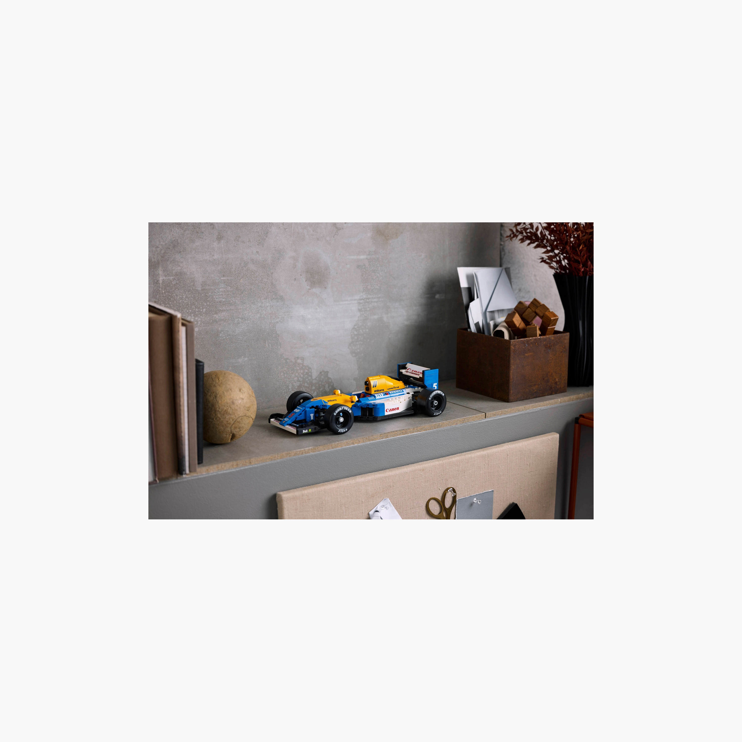 LEGO 10353 Icons Williams Racing FW14B & Nigel Mansell F1 Model Car-toys-buildingblocks-blocks-image-2