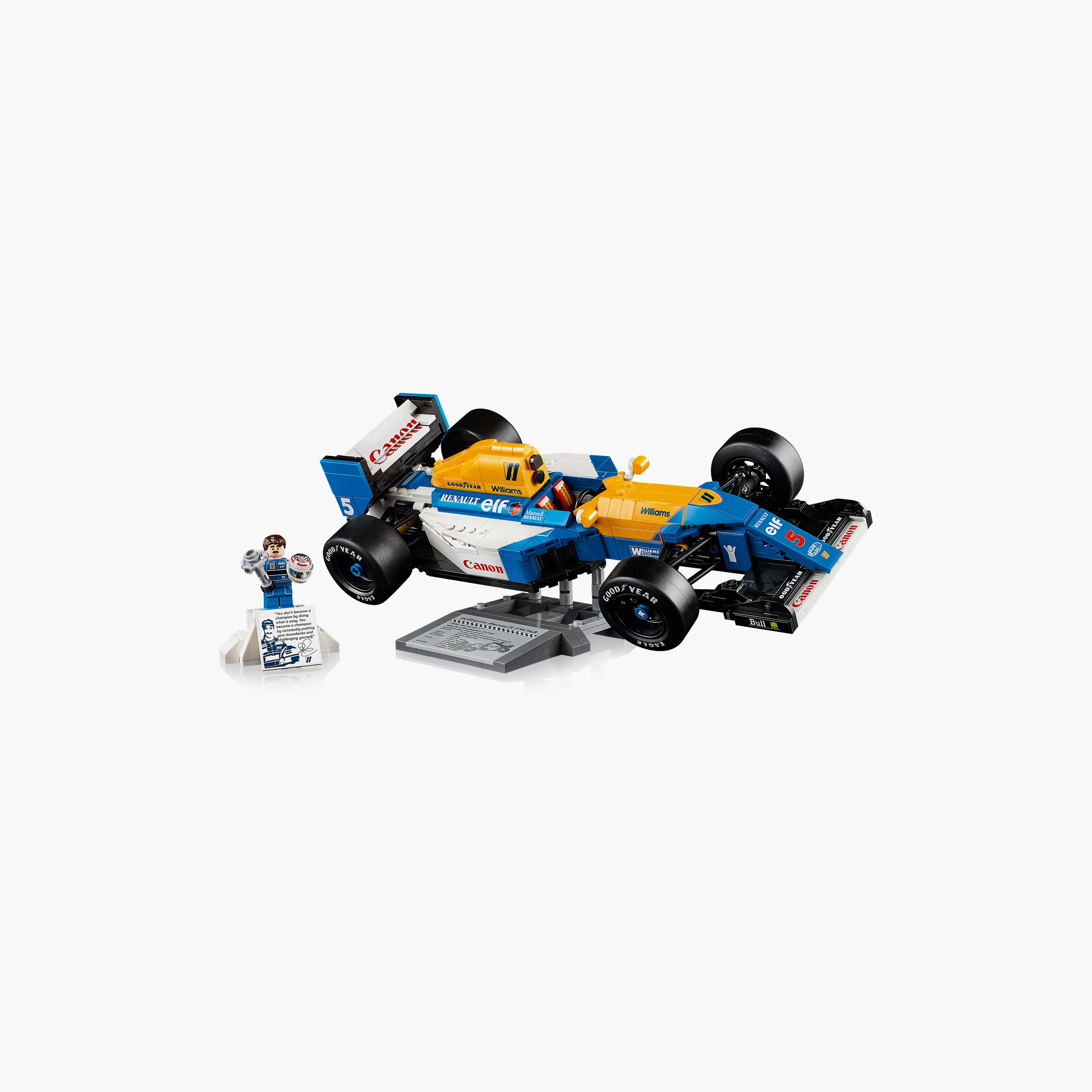 LEGO 10353 Icons Williams Racing FW14B & Nigel Mansell F1 Model Car-toys-buildingblocks-blocks-image-6