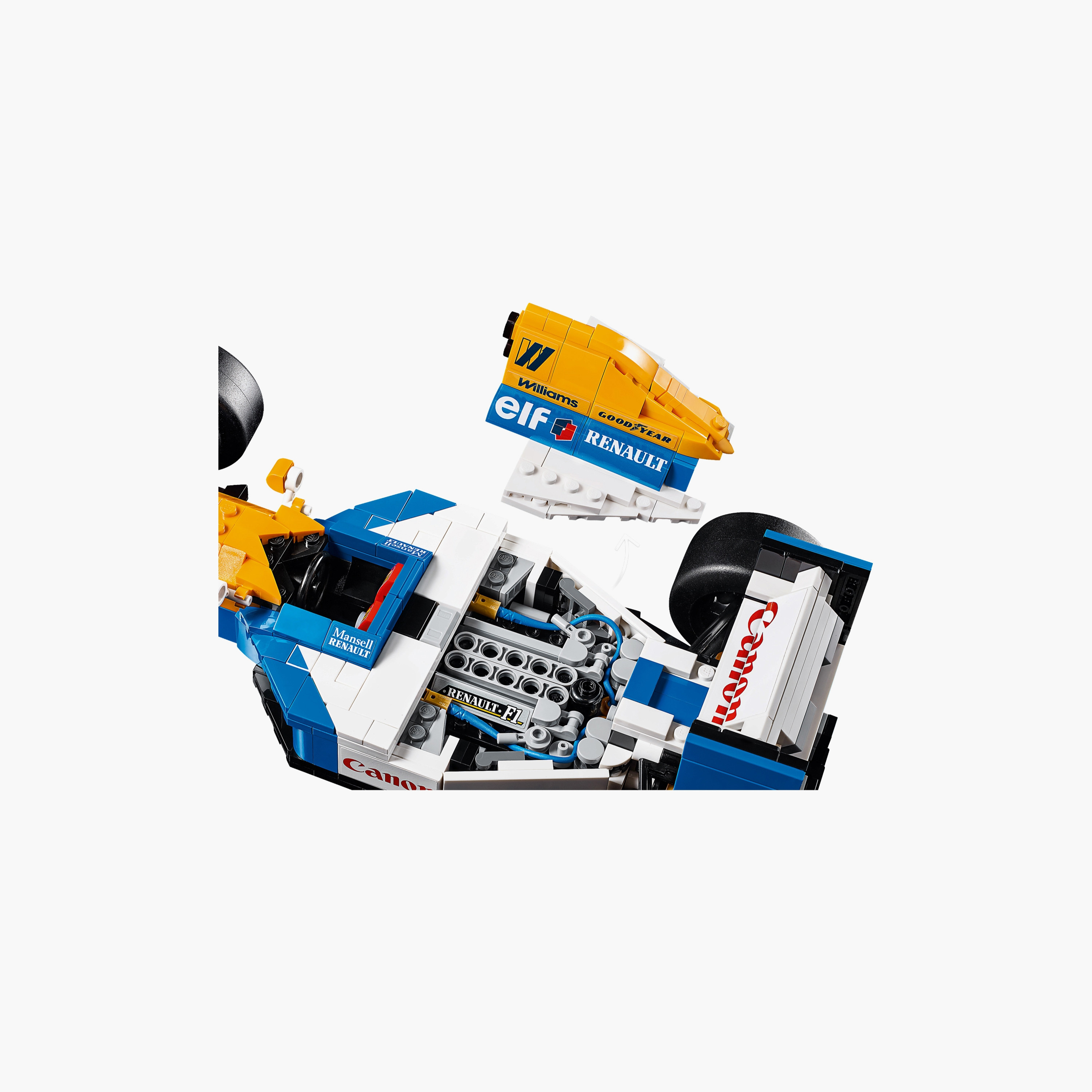 LEGO 10353 Icons Williams Racing FW14B & Nigel Mansell F1 Model Car-toys-buildingblocks-blocks-image-9