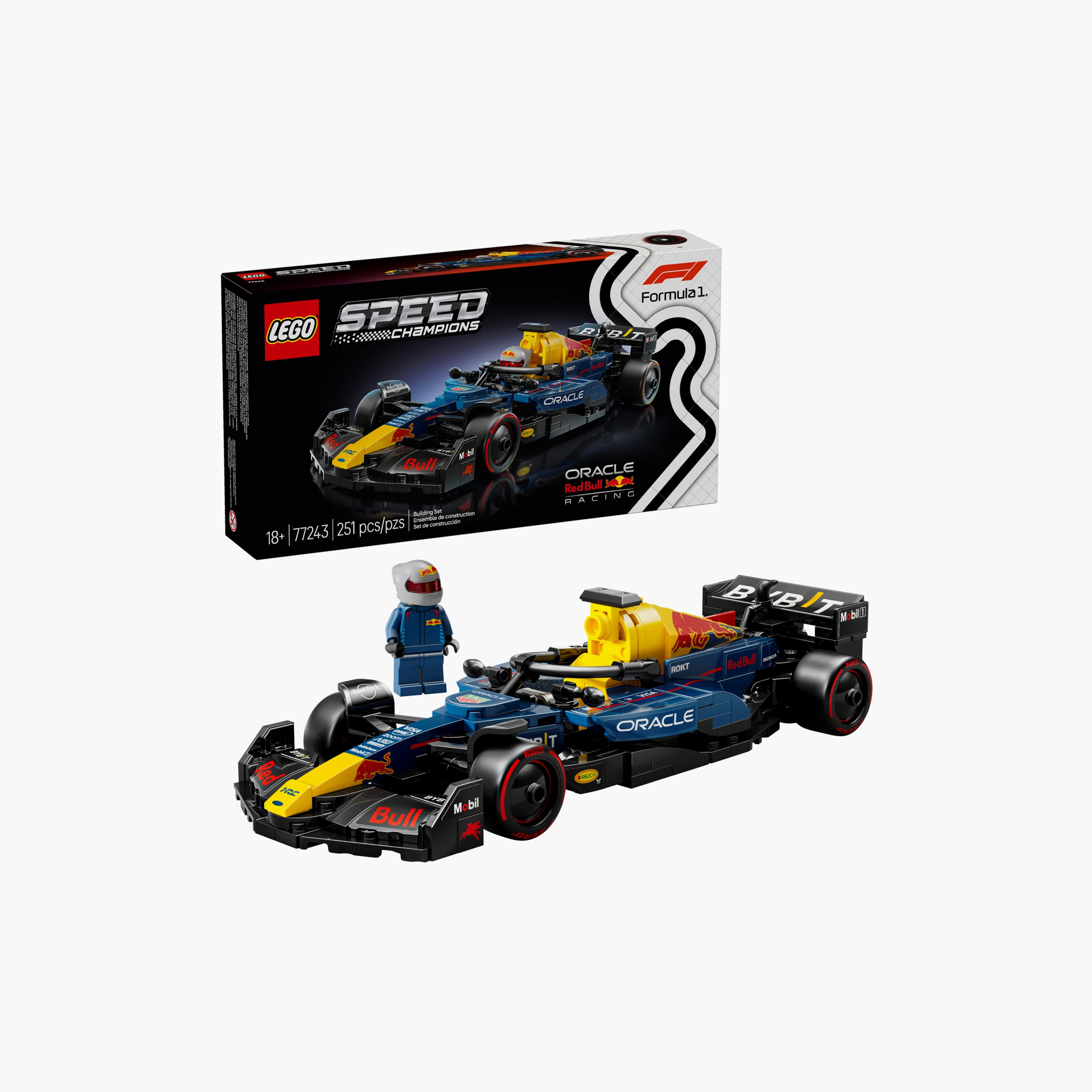 مجموعة سيارة السباق Oracle Red Bull Racing RB20 F1®‍‌‎ من ليغو® Speed Champions‏ 77243-toys-buildingblocks-blocks-image-1