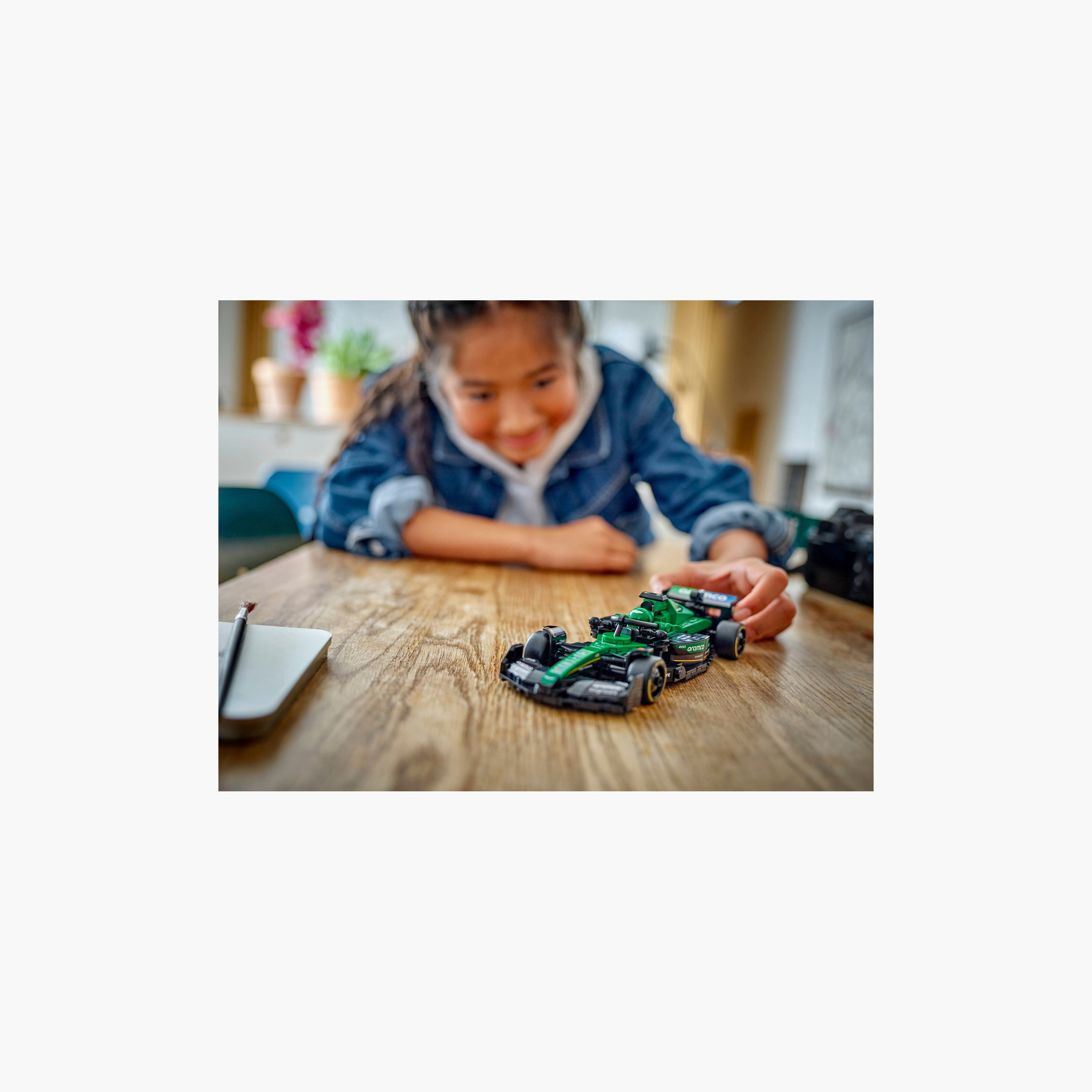 LEGO® Speed Champions Aston Martin Aramco F1® AMR24 Race Car Vehicle Set 77245-toys-buildingblocks-blocks-image-7