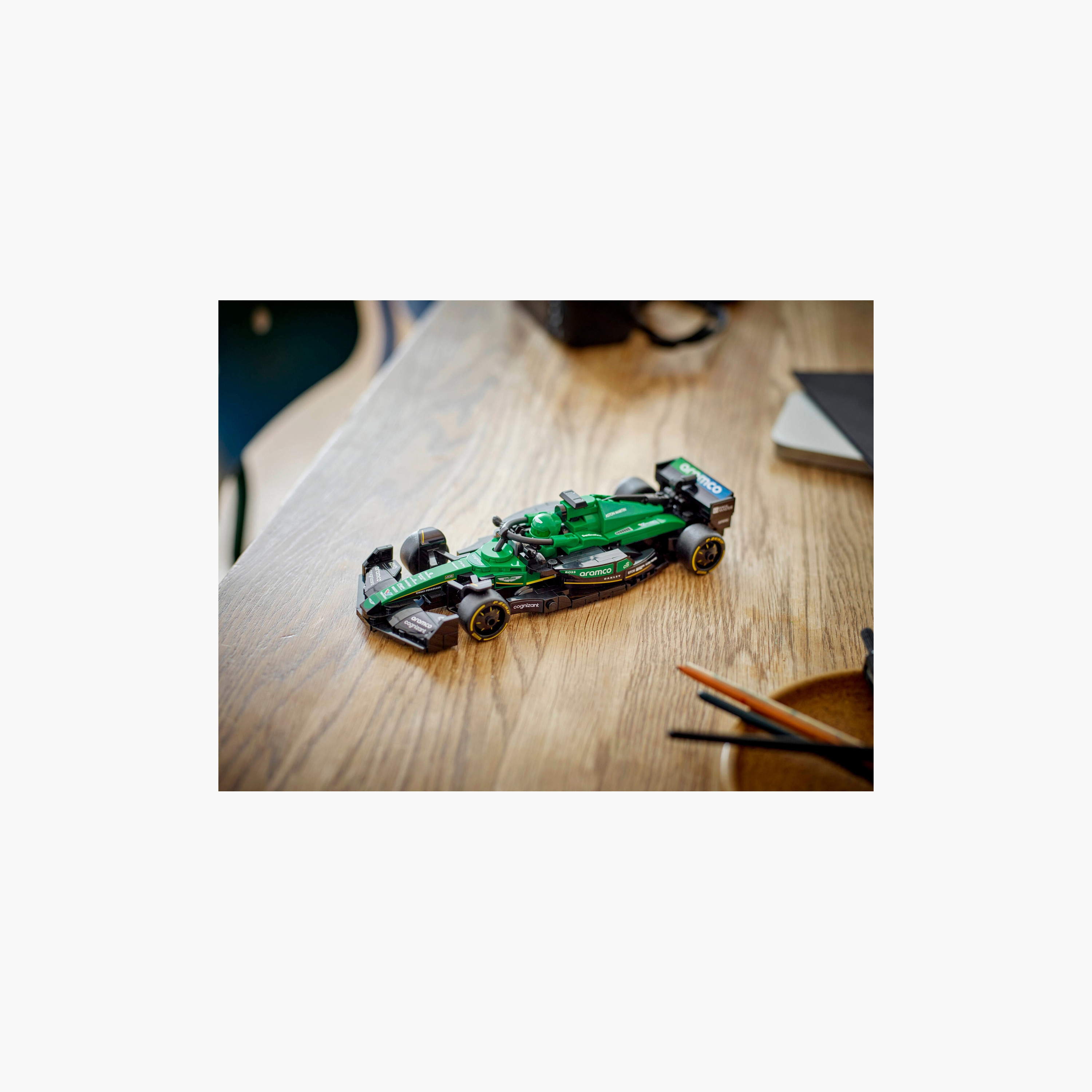LEGO® Speed Champions Aston Martin Aramco F1® AMR24 Race Car Vehicle Set 77245-toys-buildingblocks-blocks-image-8