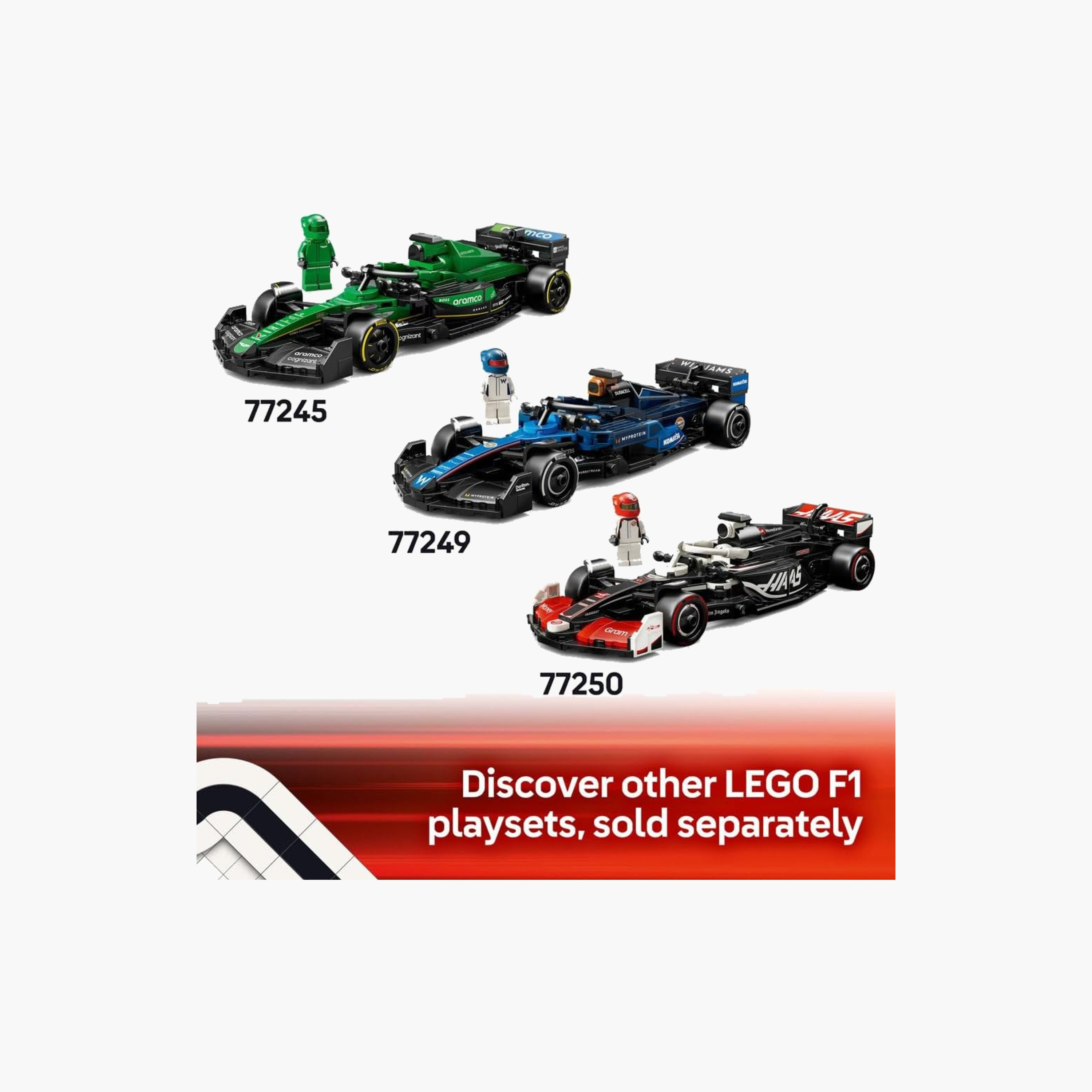 لعبة سيارة السباق KICK Sauber F1® Team C44 من ليغو® Speed Champions‏ 77247-toys-buildingblocks-blocks-image-9