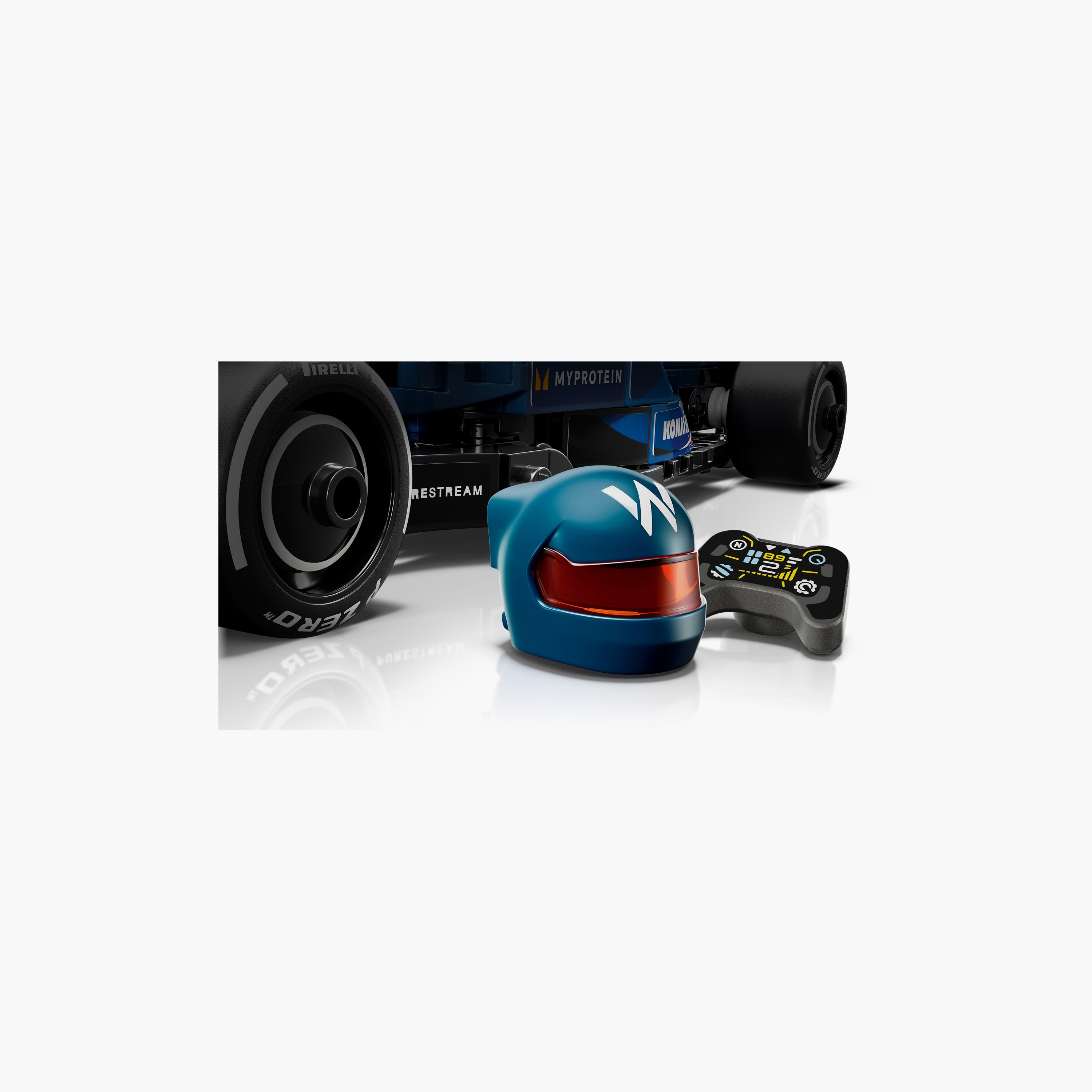 LEGO® Speed Champions Williams Racing FW46 F1® Race Car Vehicle Set 77249-toys-buildingblocks-blocks-image-7