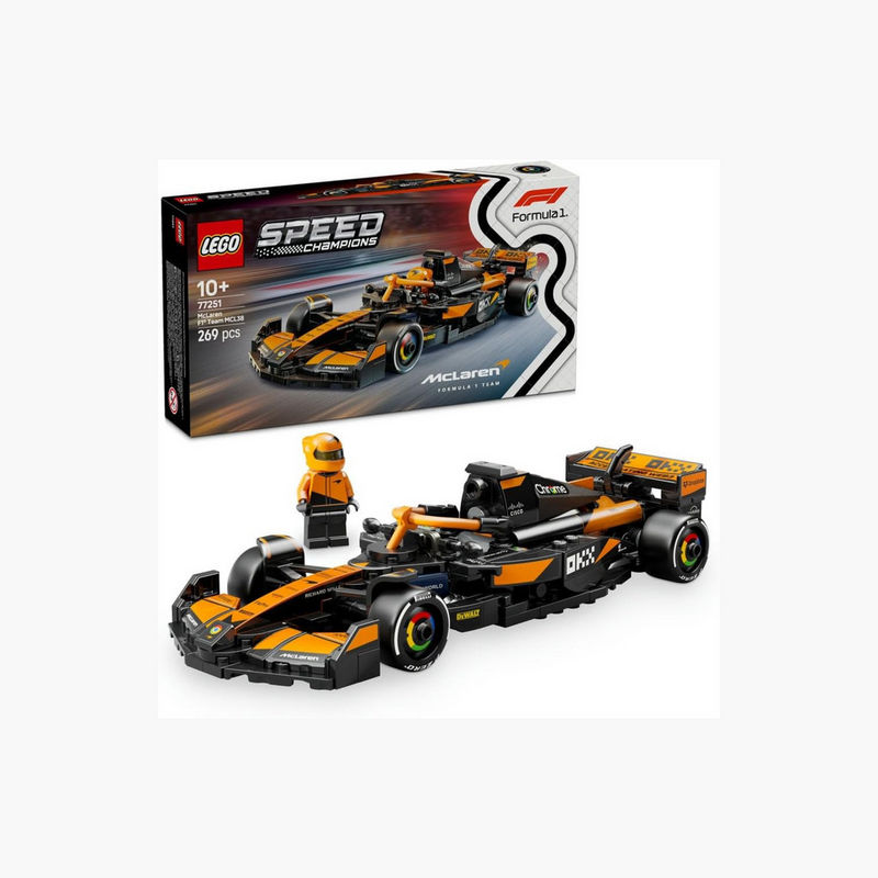 مجموعة سيارة السباق McLaren F1® Team MCL38 من ليغو® Speed Champions‏ 77251