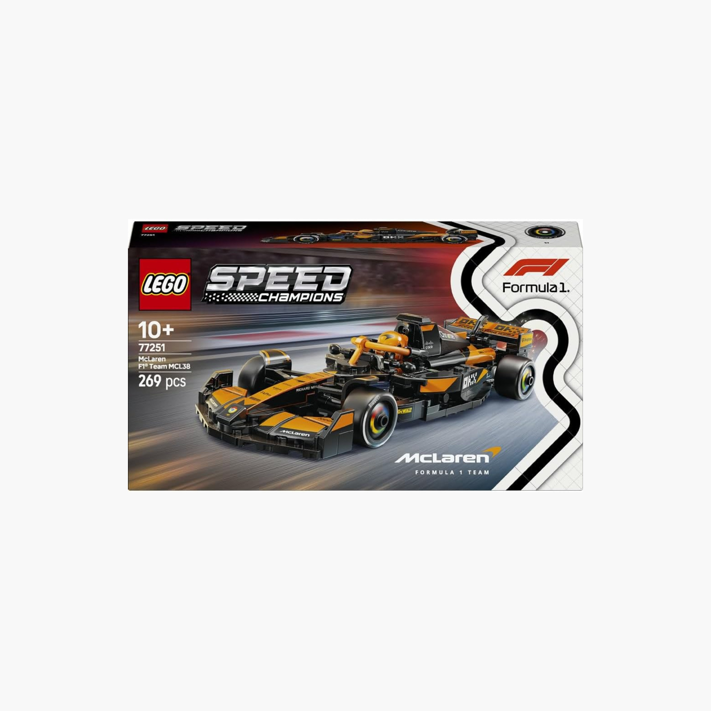 LEGO® Speed Champions McLaren F1® Team MCL38 Race Car Vehicle Set 77251-toys-buildingblocks-blocks-image-3