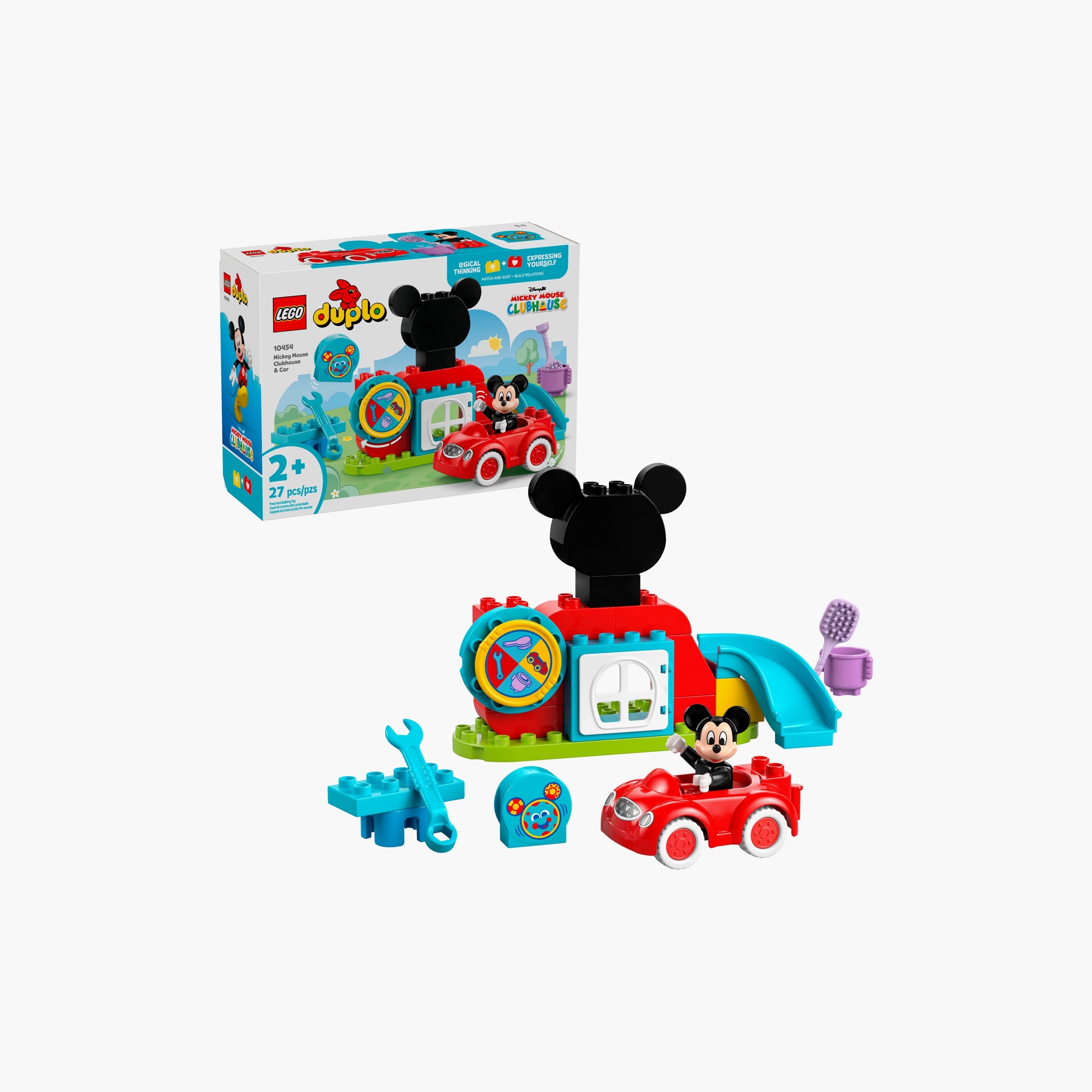 LEGO® DUPLO® | Disney Mickey Mouse Clubhouse & Car Building Kit 10454-toys-buildingblocks-blocks-image-2