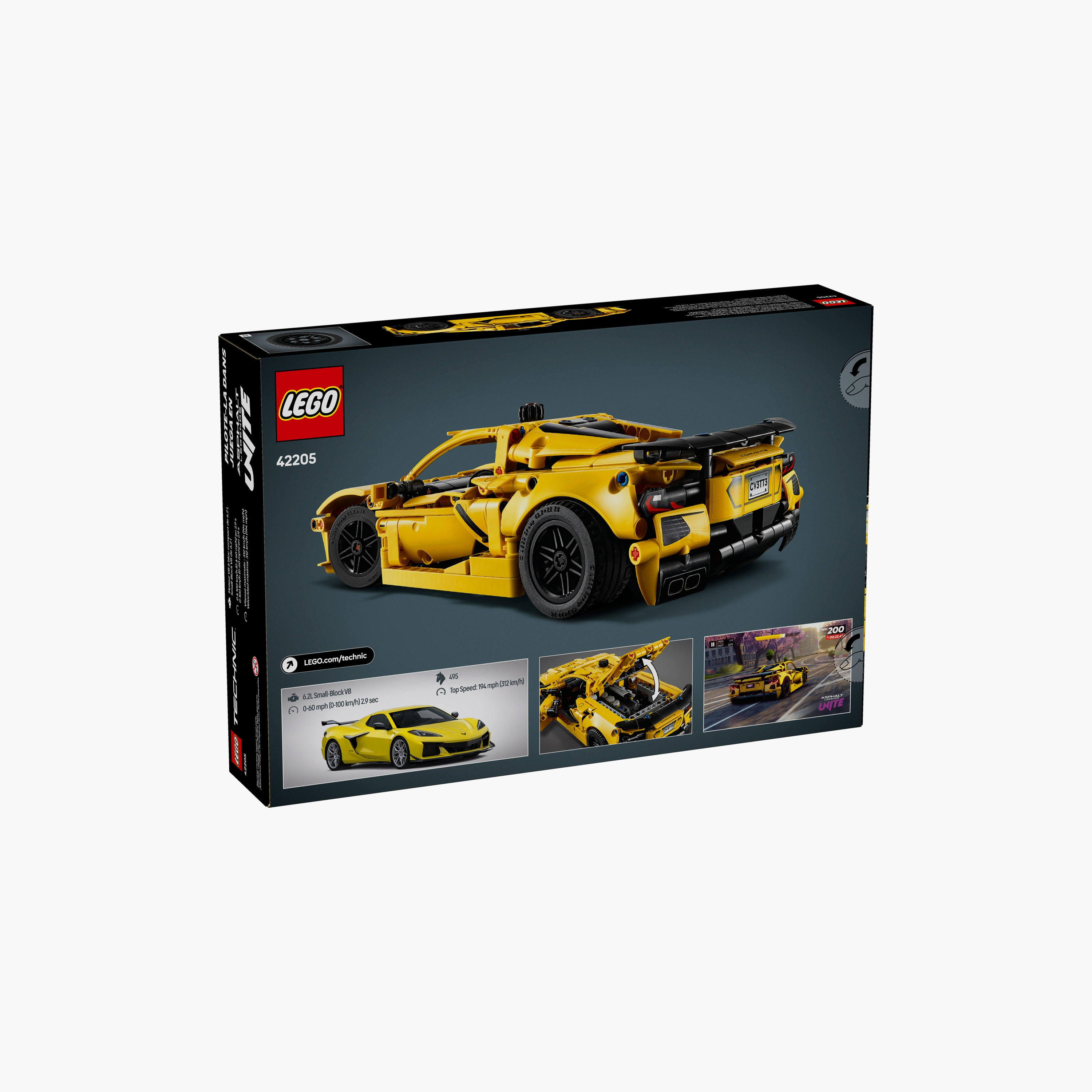 LEGO® Technic Chevrolet Corvette Stingray Car Model Kit Vehicle Toy 42205-toys-buildingblocks-blocks-image-2