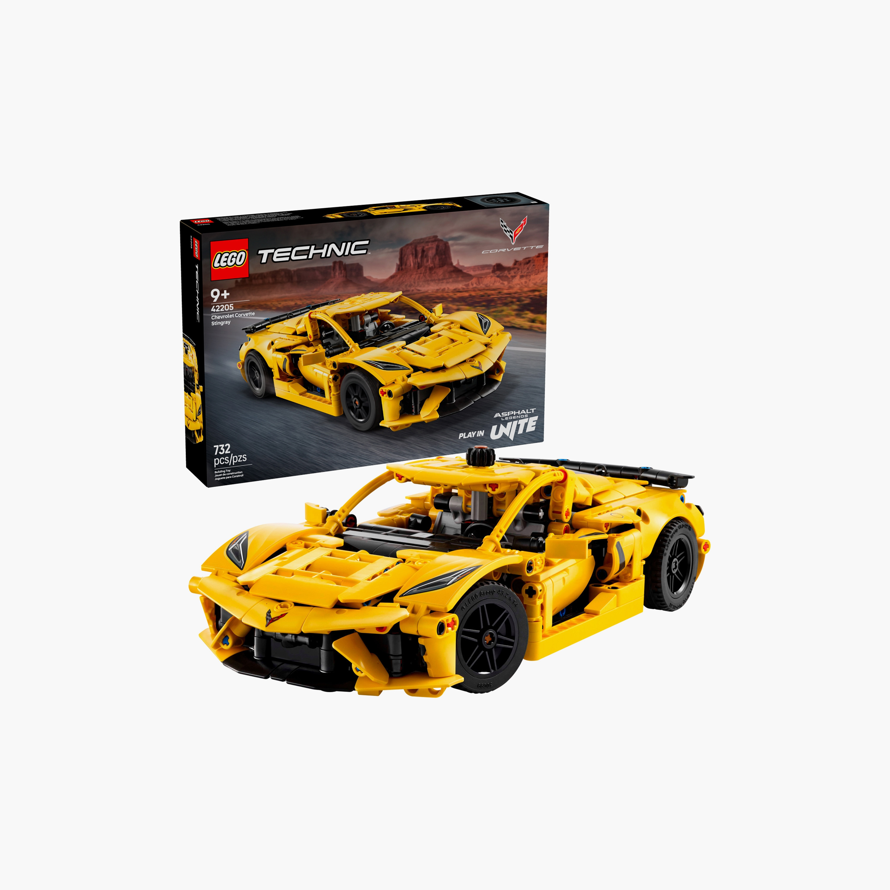 LEGO® Technic Chevrolet Corvette Stingray Car Model Kit Vehicle Toy 42205-toys-buildingblocks-blocks-image-3