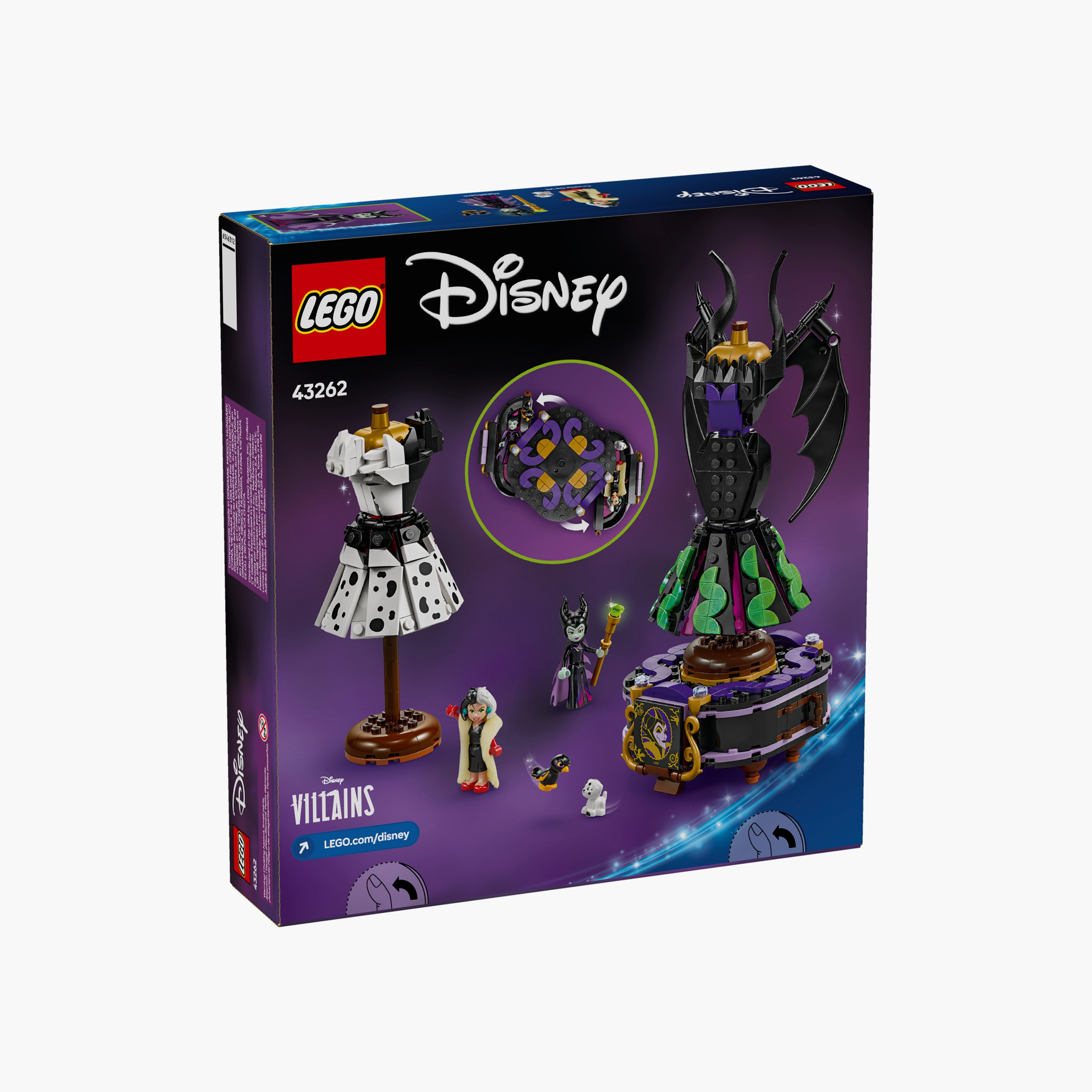 LEGO® ǀ Disney Villains Maleficent’s and Cruella De Vil’s Dresses 43262-toys-buildingblocks-blocks-image-6