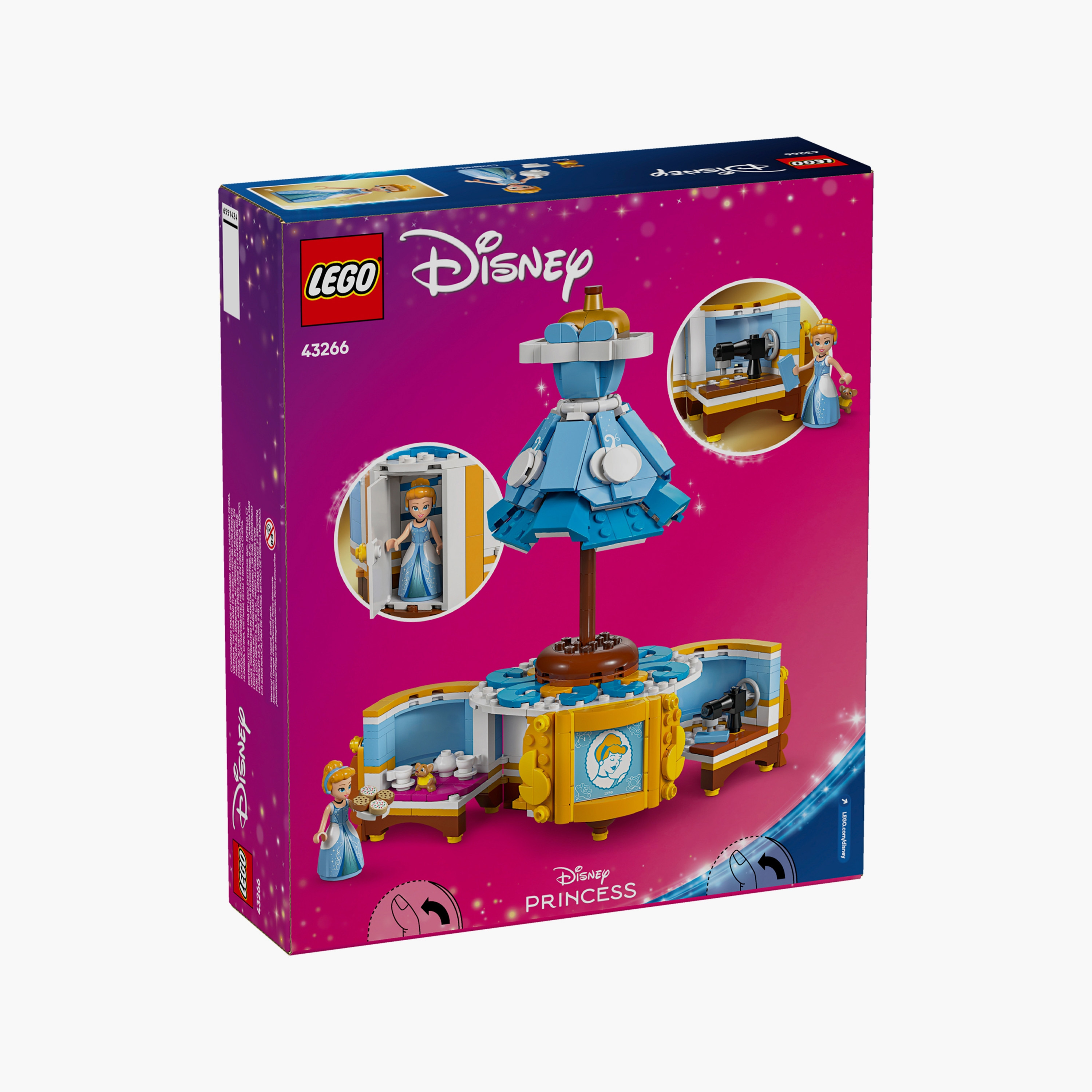 LEGO® ǀ Disney Princess Cinderella’s Dress Building Kit with Character 43266-toys-buildingblocks-blocks-image-6