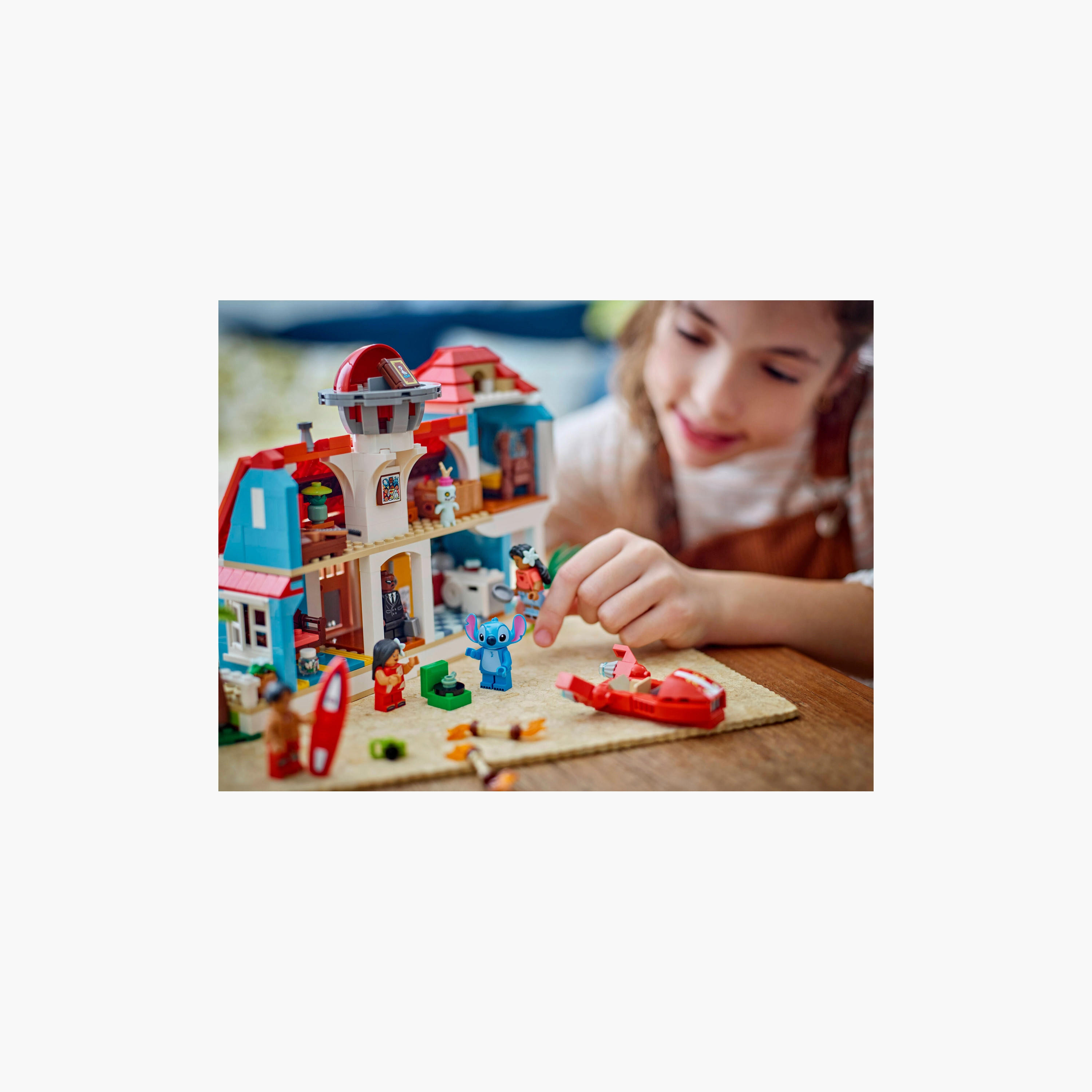LEGO® ǀ Disney Lilo and Stitch Beach House Building Kit Playset 43268-toys-buildingblocks-blocks-image-4