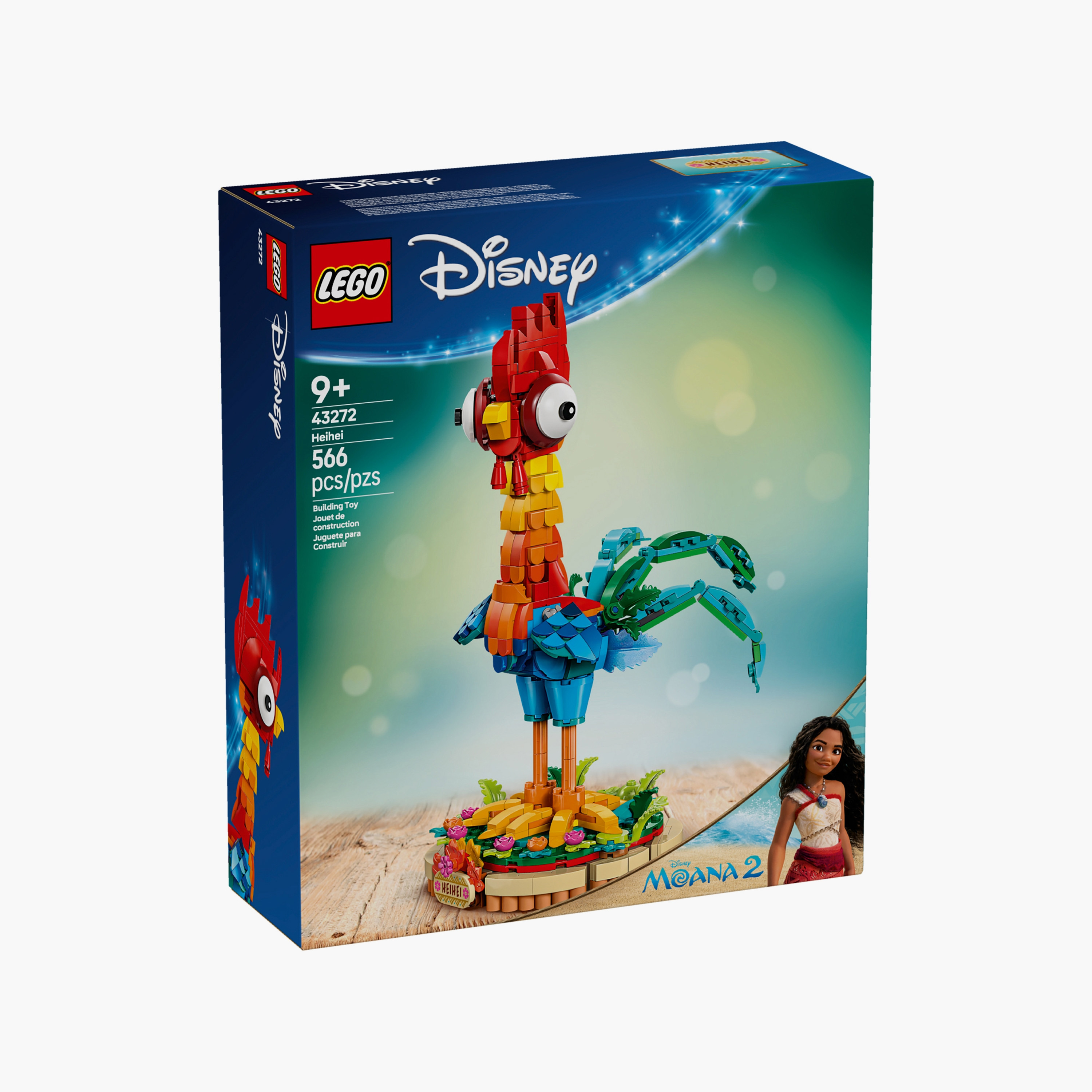 LEGO® ǀ Disney Moana 2 Heihei Buildable Animal Model Kit 43272-toys-buildingblocks-blocks-image-2