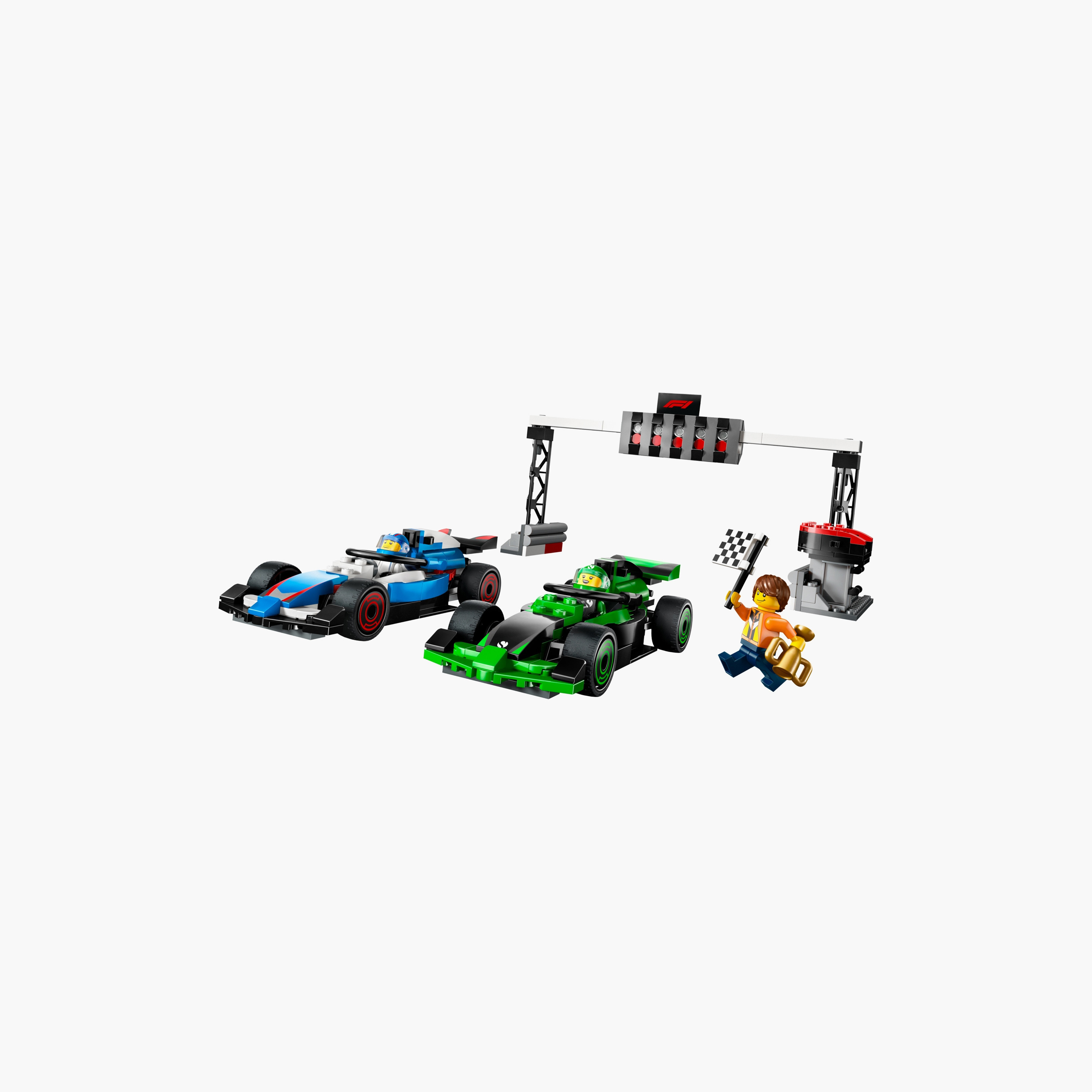 LEGO® City F1® Grid with VCARB & Sauber Race Cars Toy Vehicle Set 60474-toys-buildingblocks-blocks-image-2