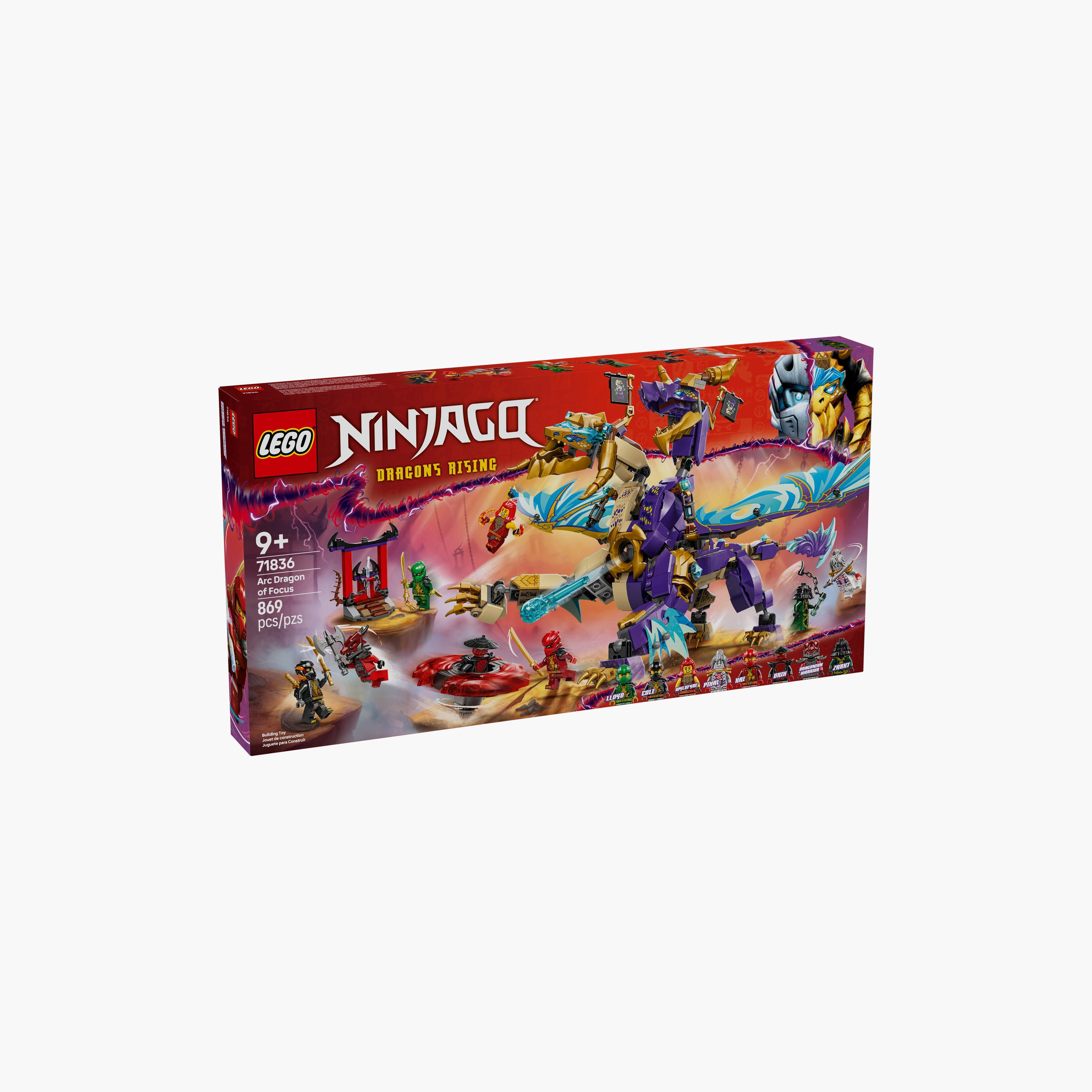 LEGO® NINJAGO® Arc Dragon of Focus Ninja Toy Set 71836-toys-buildingblocks-blocks-image-3