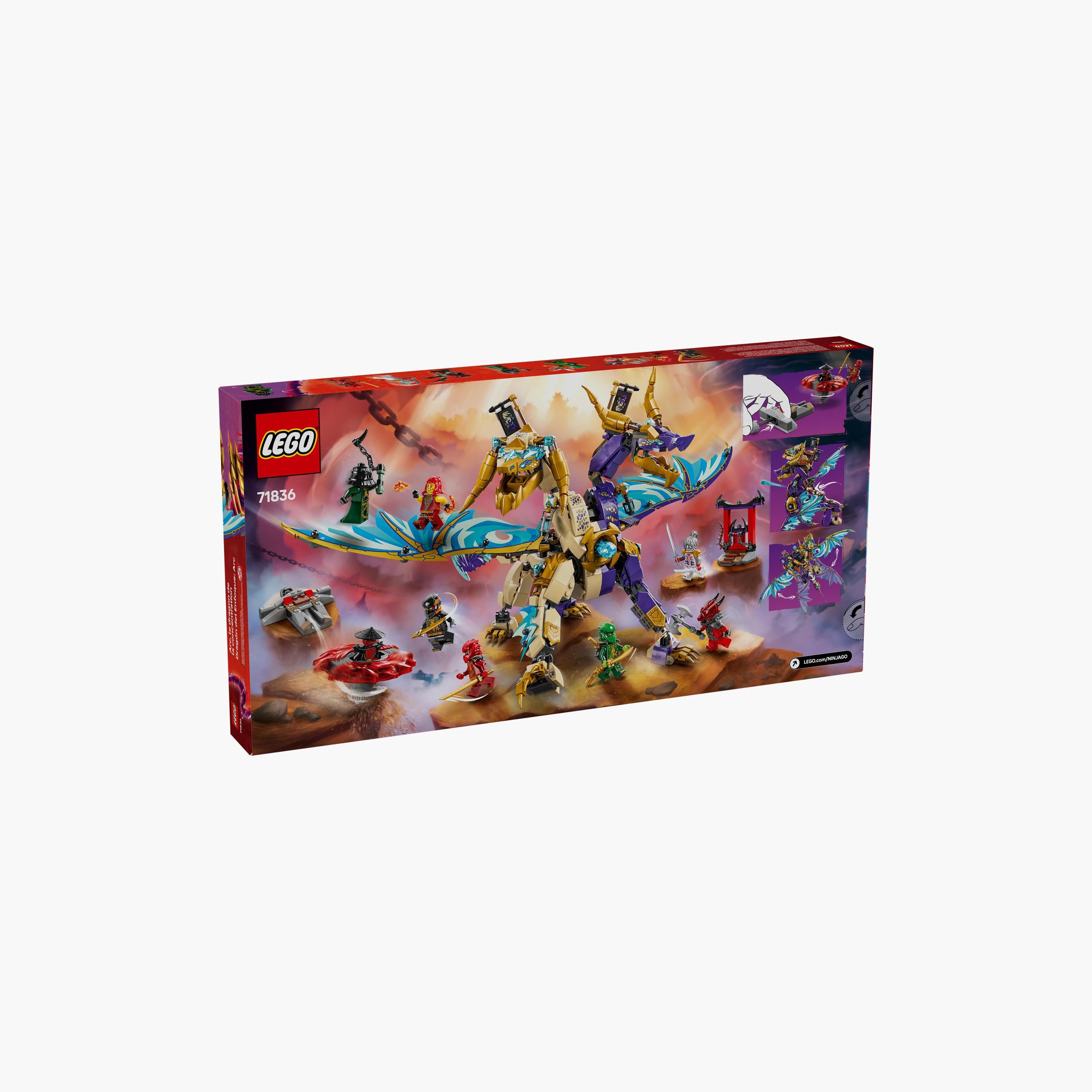LEGO® NINJAGO® Arc Dragon of Focus Ninja Toy Set 71836-toys-buildingblocks-blocks-image-4