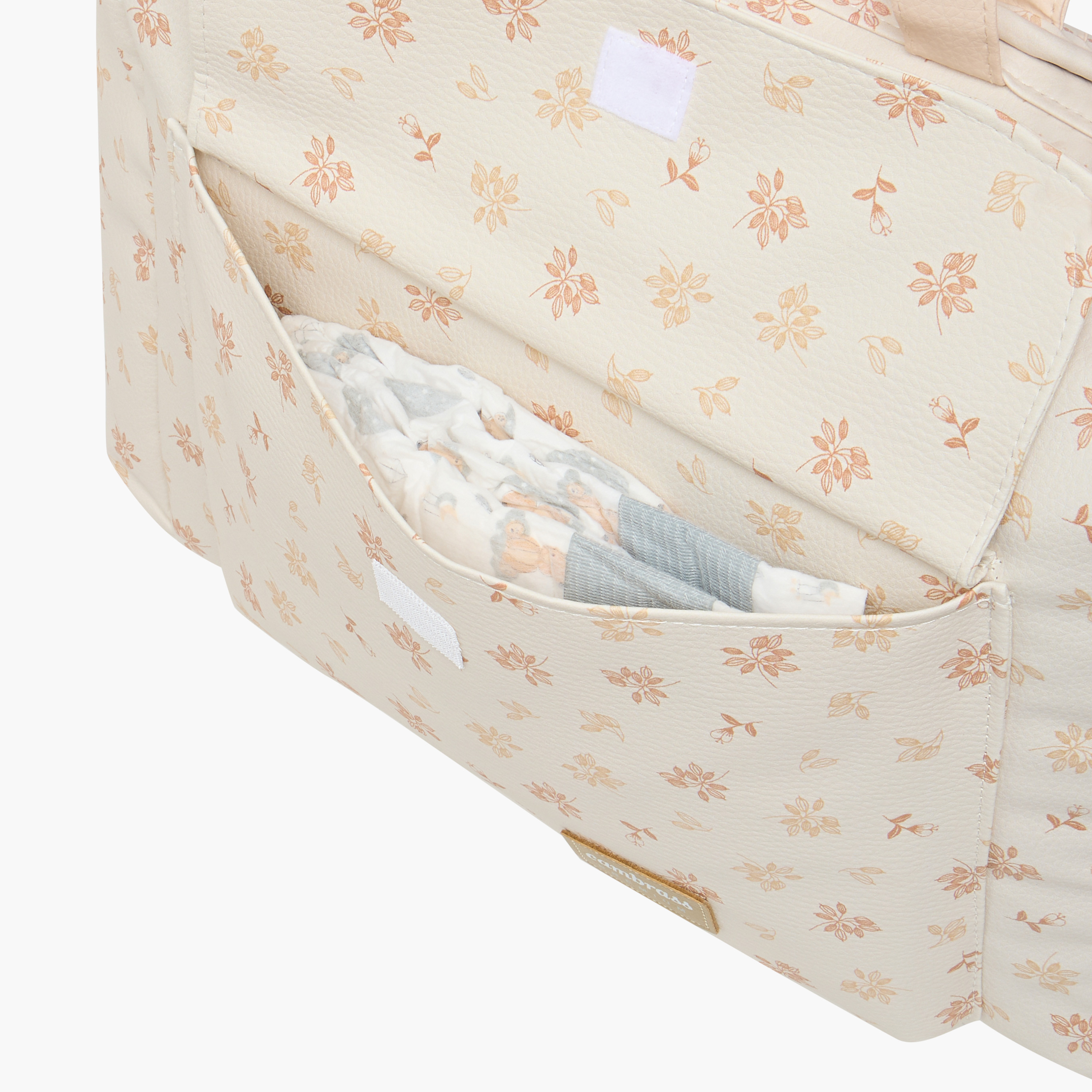 Cambrass Floral Print Diaper Bag with Top Handles-baby-diapering-diaperbags-image-9