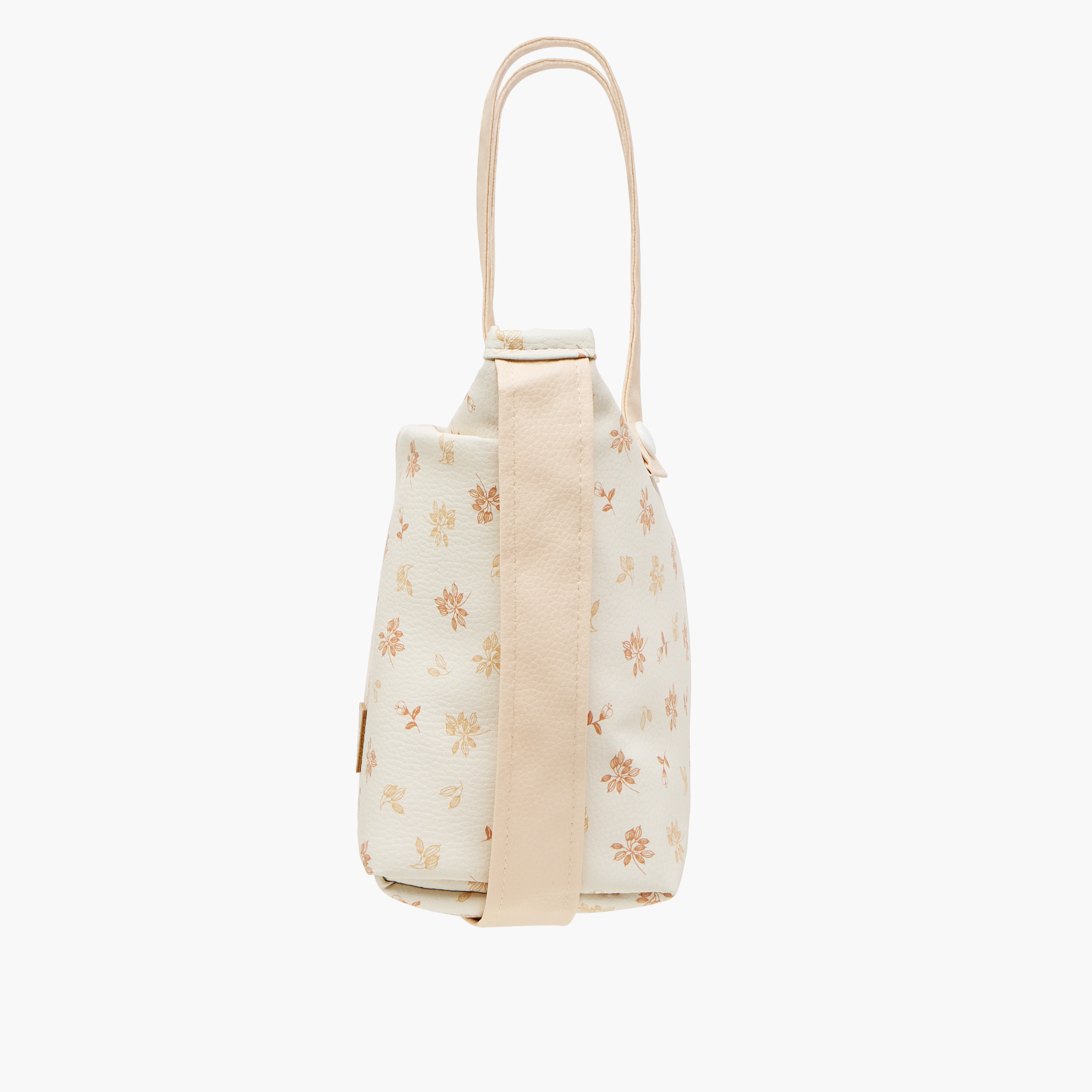 Cambrass Floral Print Diaper Bag with Zip Closure-baby-diapering-diaperbags-image-4