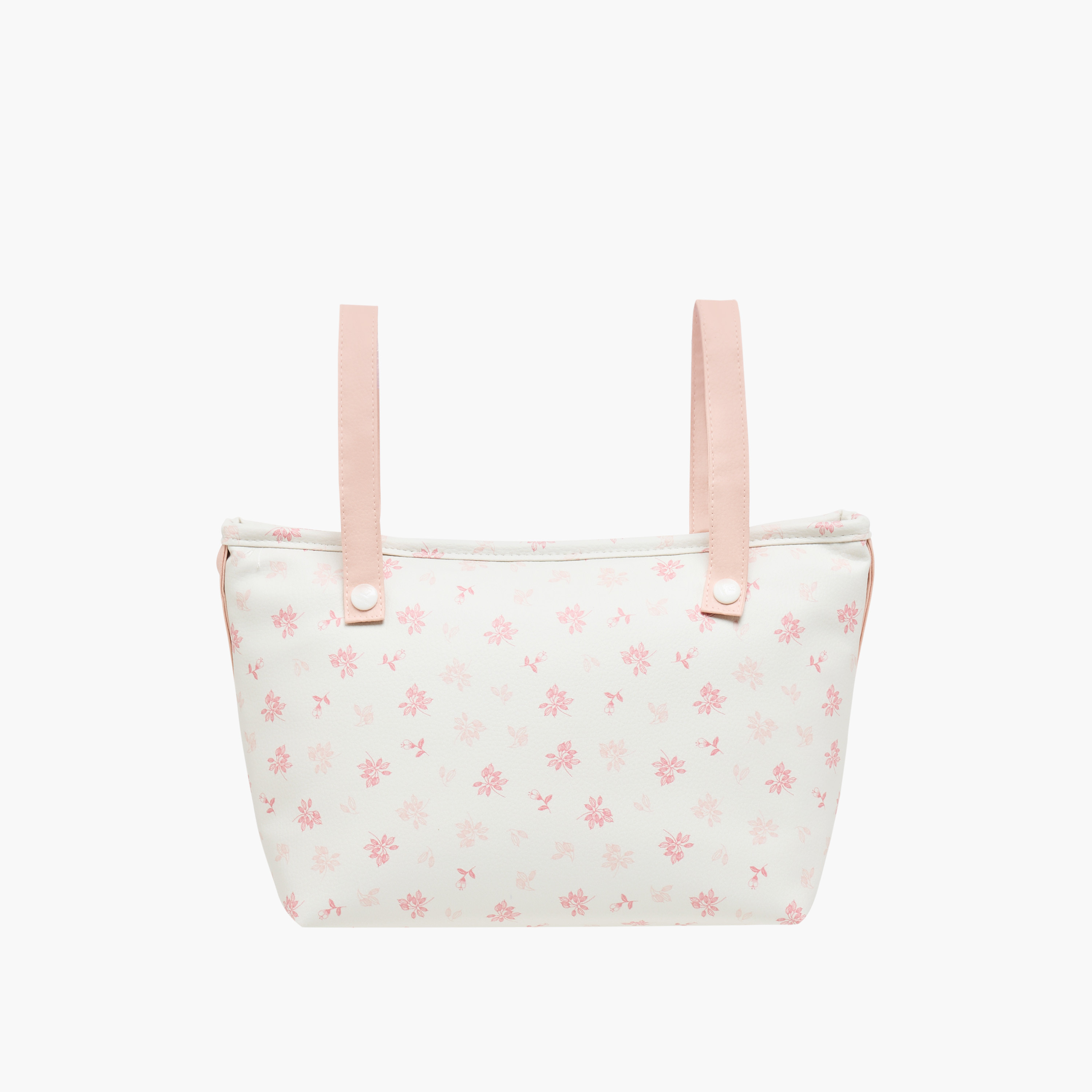 Cambrass Floral Print Diaper Bag with Zip Closure-baby-diapering-diaperbags-image-3