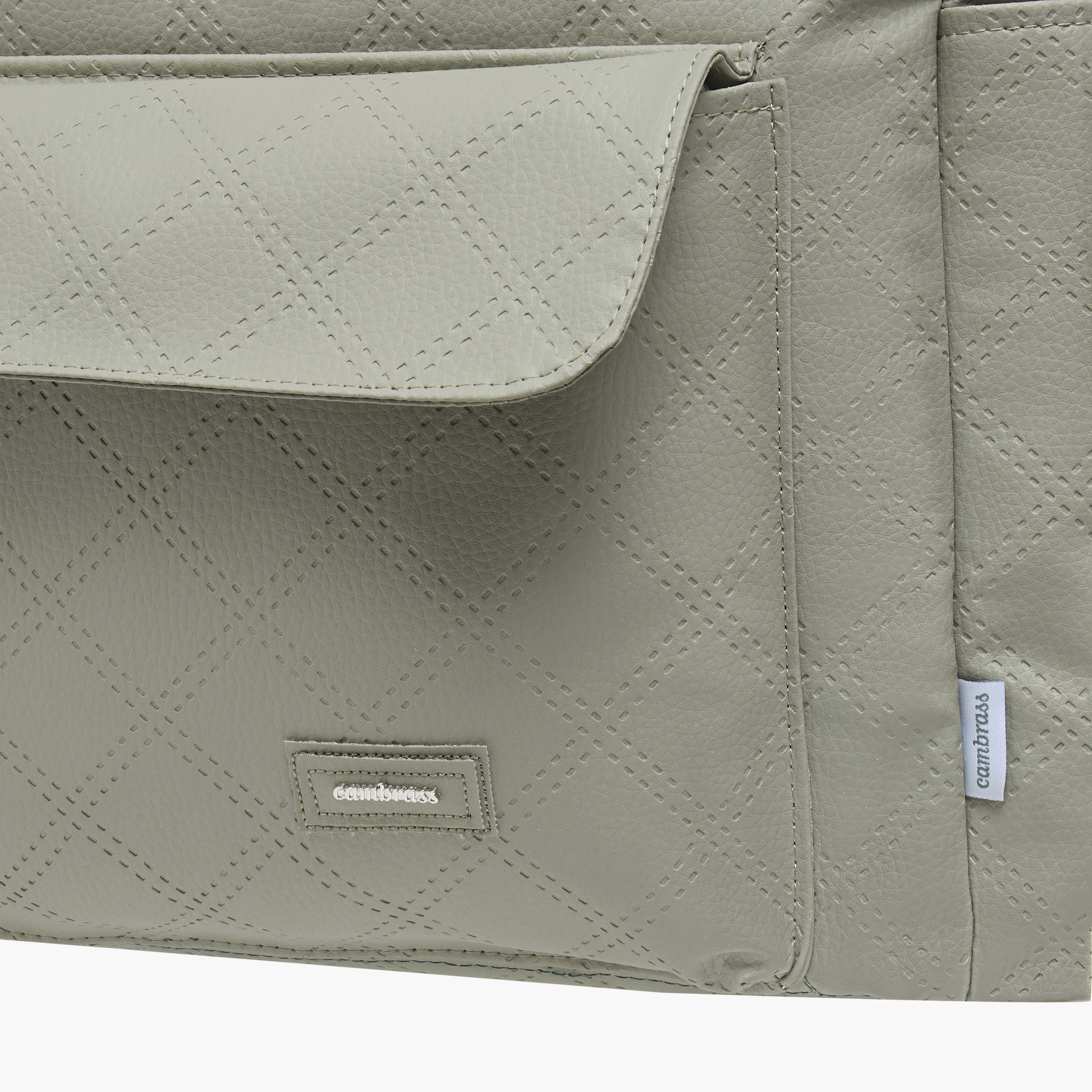 Cambrass Quilted Diaper Bag with Zip Closure-baby-diapering-diaperbags-image-7