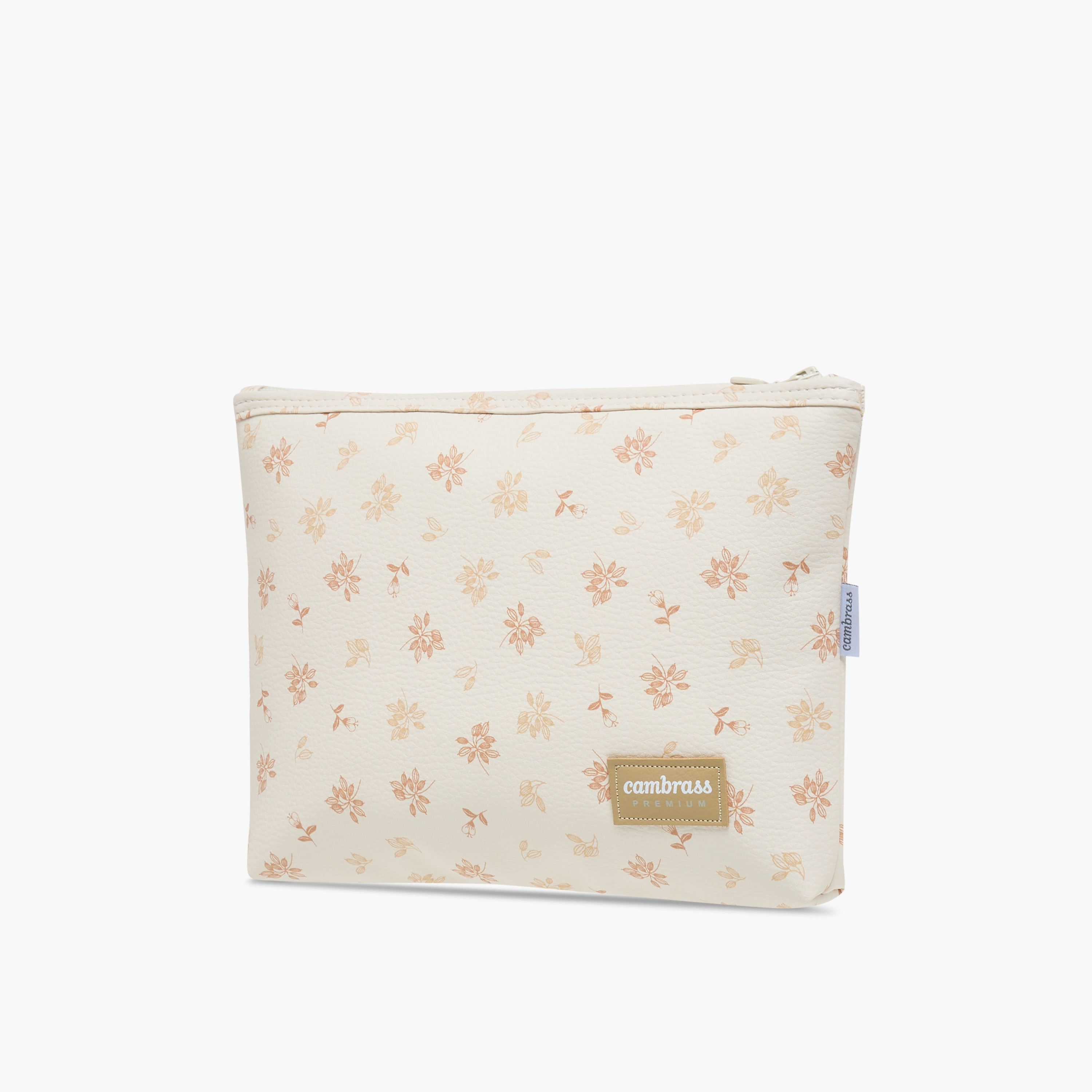 Cambrass Floral Print Pouch with Zip Closure-baby-diapering-diaperbags-image-2