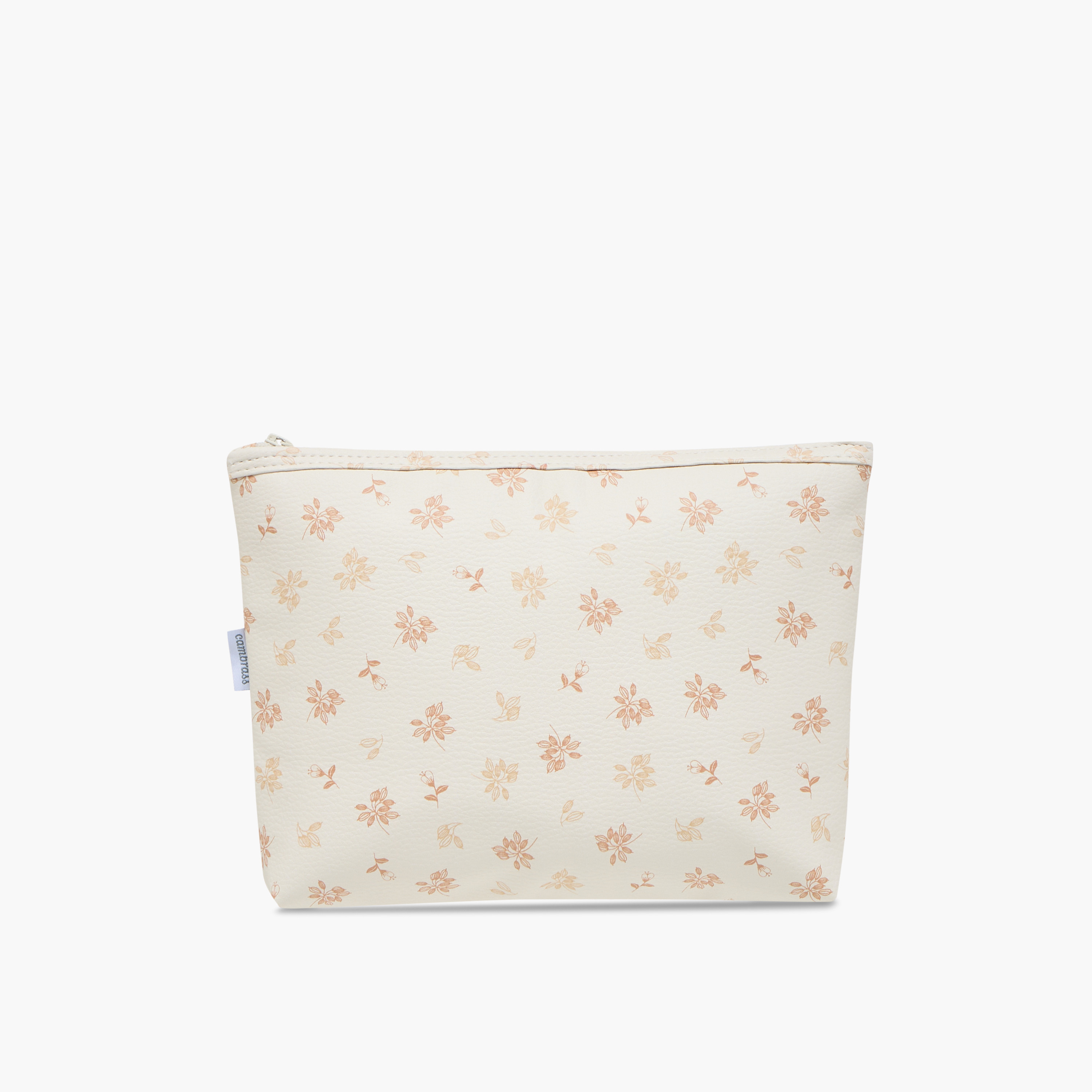 Cambrass Floral Print Pouch with Zip Closure-baby-diapering-diaperbags-image-3