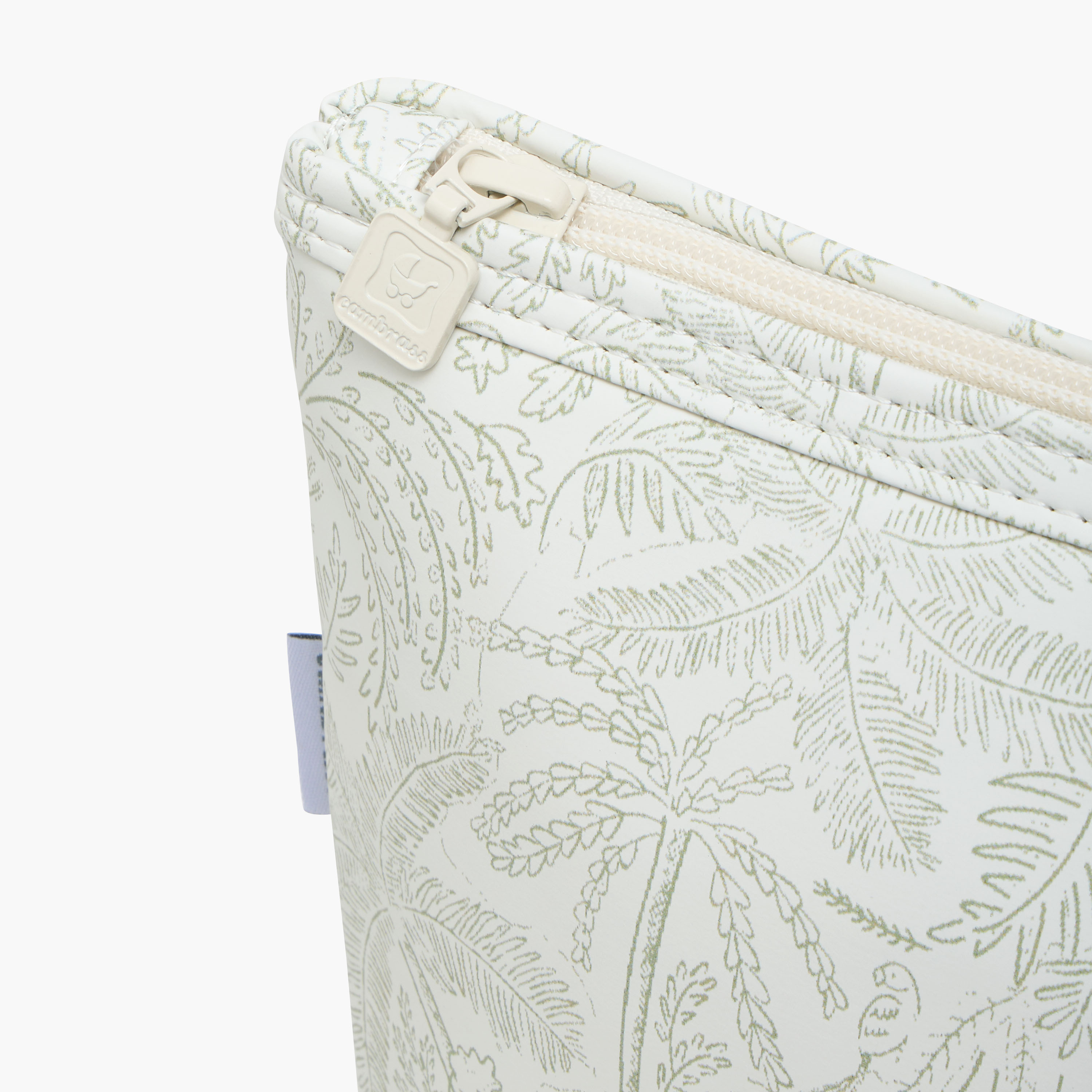 Cambrass Leaf Print Pouch with Zip Closure-baby-diapering-diaperbags-image-5