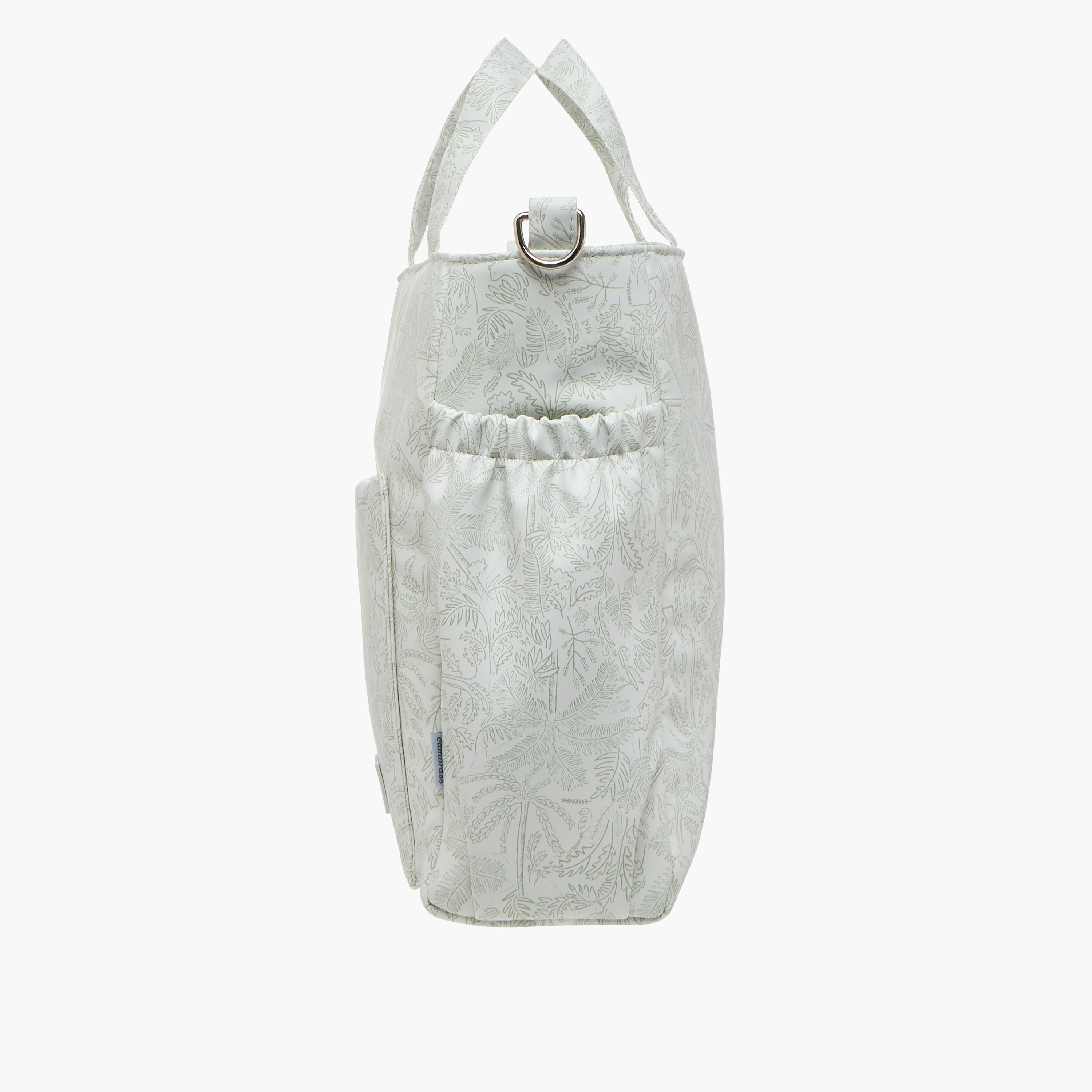 Cambrass Botanical Print Diaper Bag with Zip Closure-baby-diapering-diaperbags-image-3