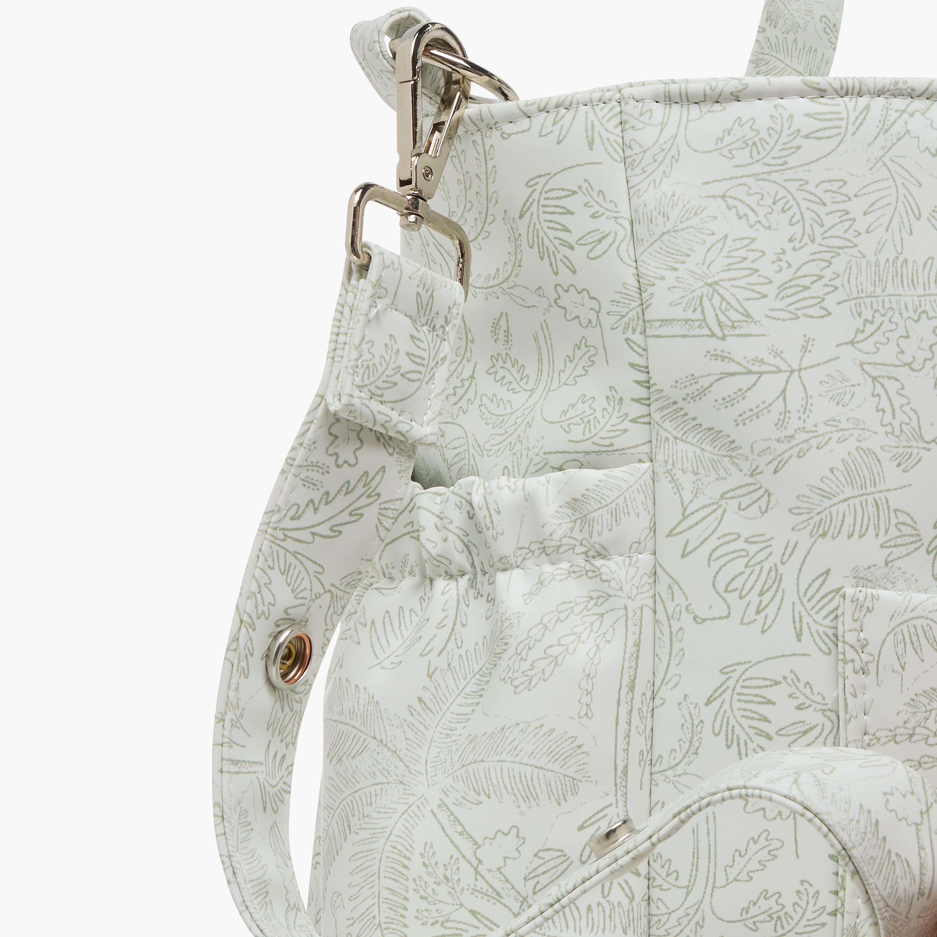 Cambrass Botanical Print Diaper Bag with Zip Closure-baby-diapering-diaperbags-image-6
