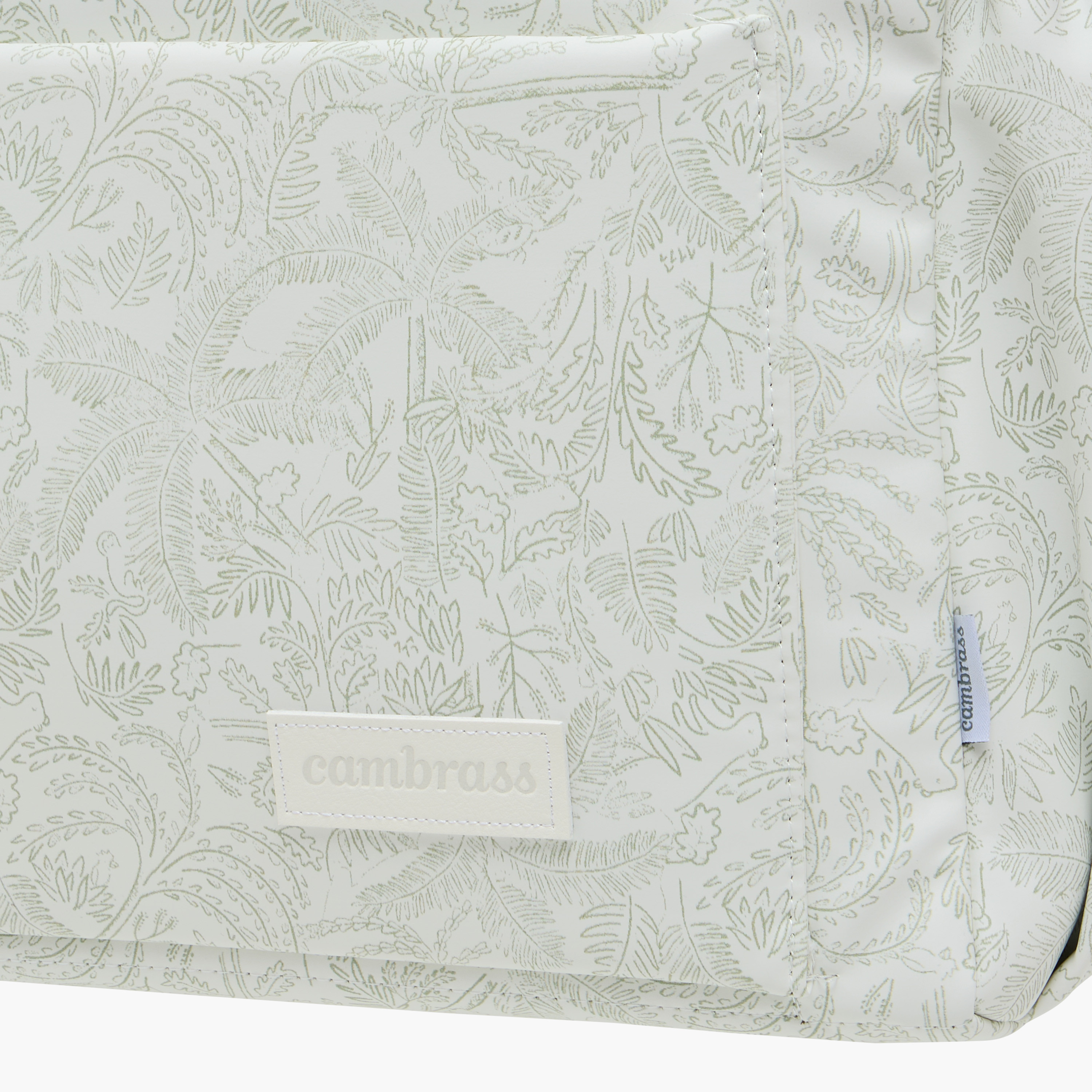Cambrass Botanical Print Diaper Bag with Zip Closure-baby-diapering-diaperbags-image-7