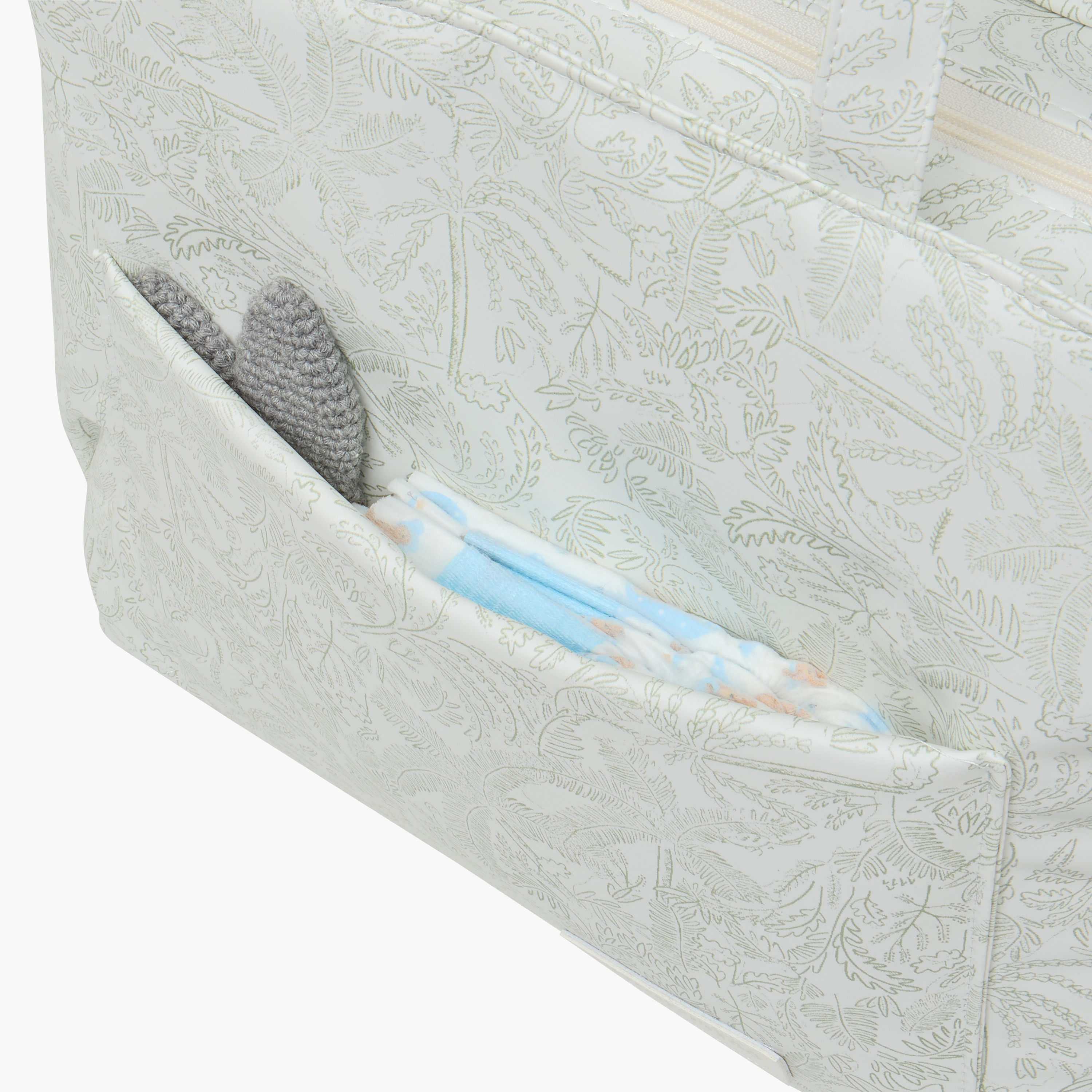 Cambrass Botanical Print Diaper Bag with Zip Closure-baby-diapering-diaperbags-image-9