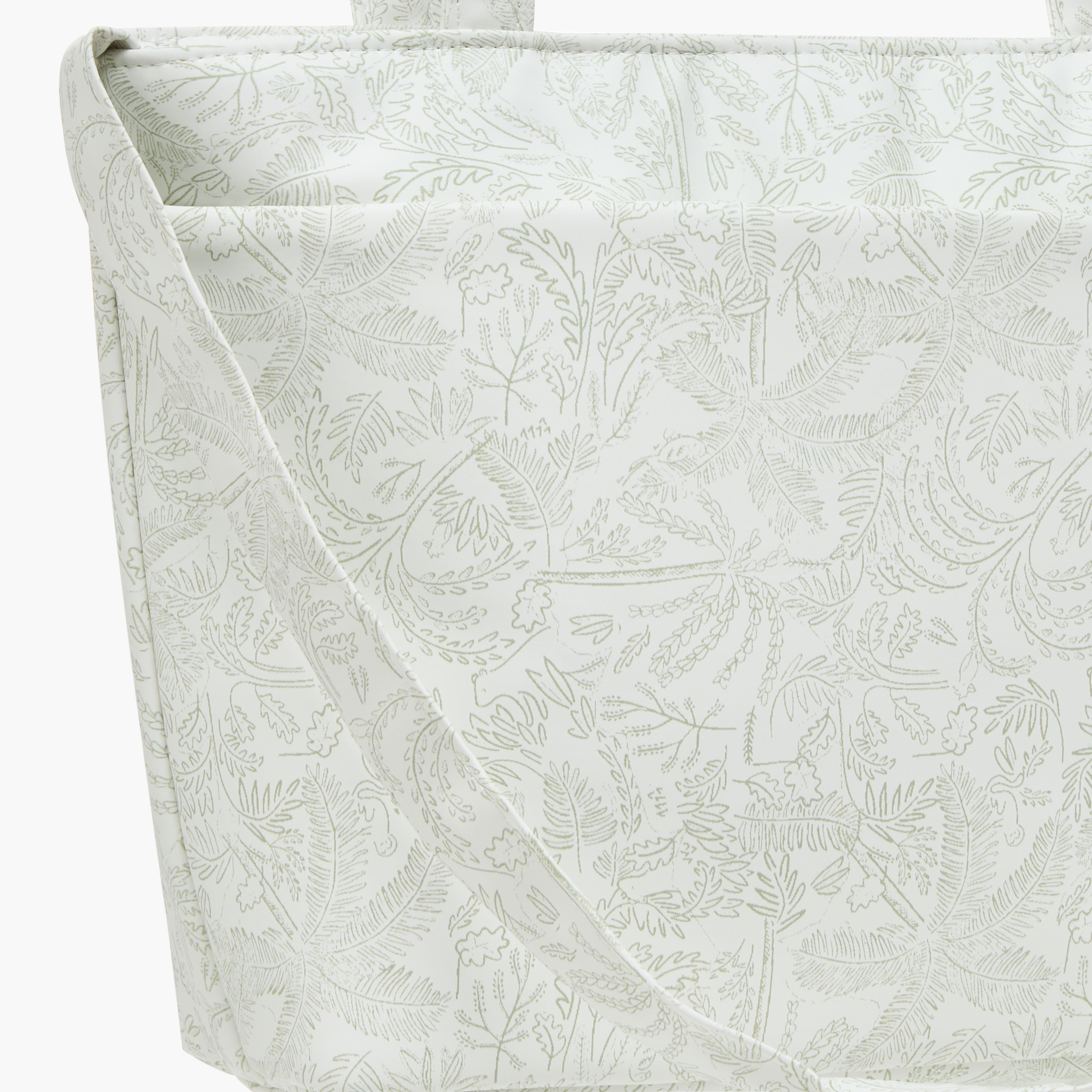 Cambrass Botanical Print Diaper Bag with Zip Closure-baby-diapering-diaperbags-image-5