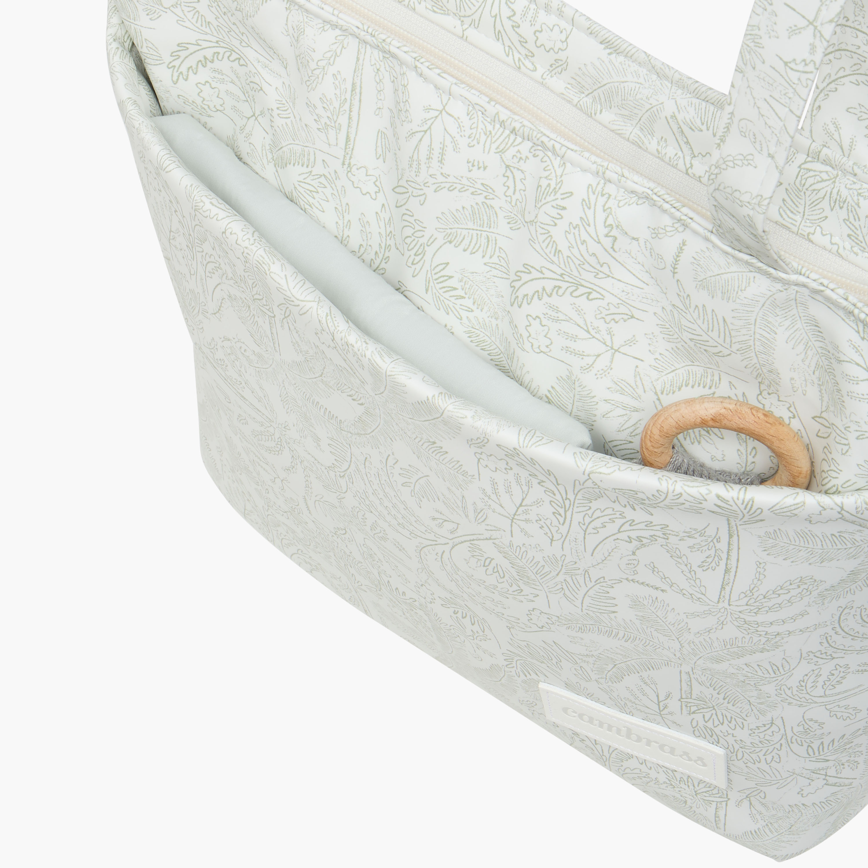 Cambrass Botanical Print Diaper Bag with Zip Closure-baby-diapering-diaperbags-image-8