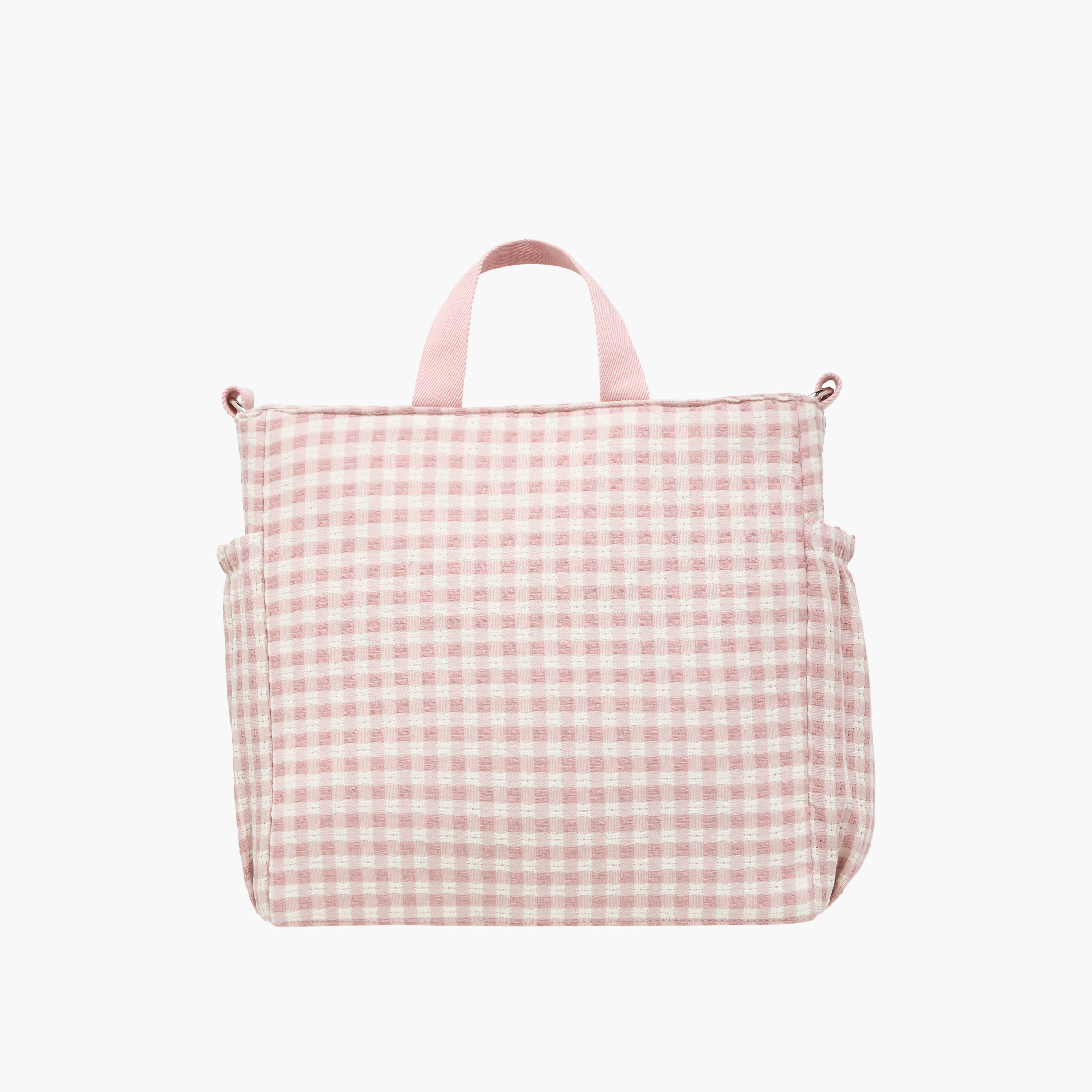 Cambrass Checked Diaper Bag with Zip Closure-baby-diapering-diaperbags-image-3
