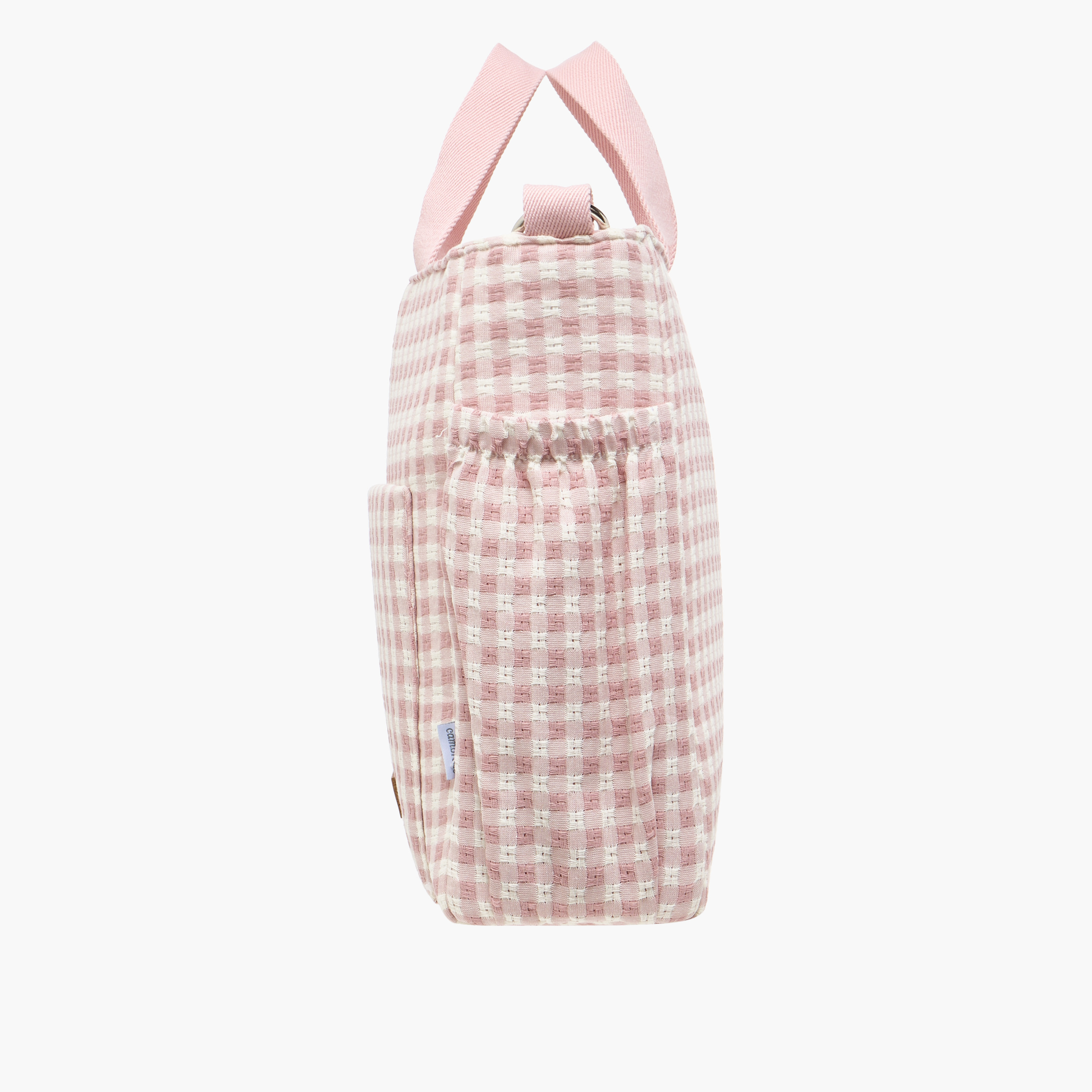 Cambrass Checked Diaper Bag with Zip Closure-baby-diapering-diaperbags-image-4