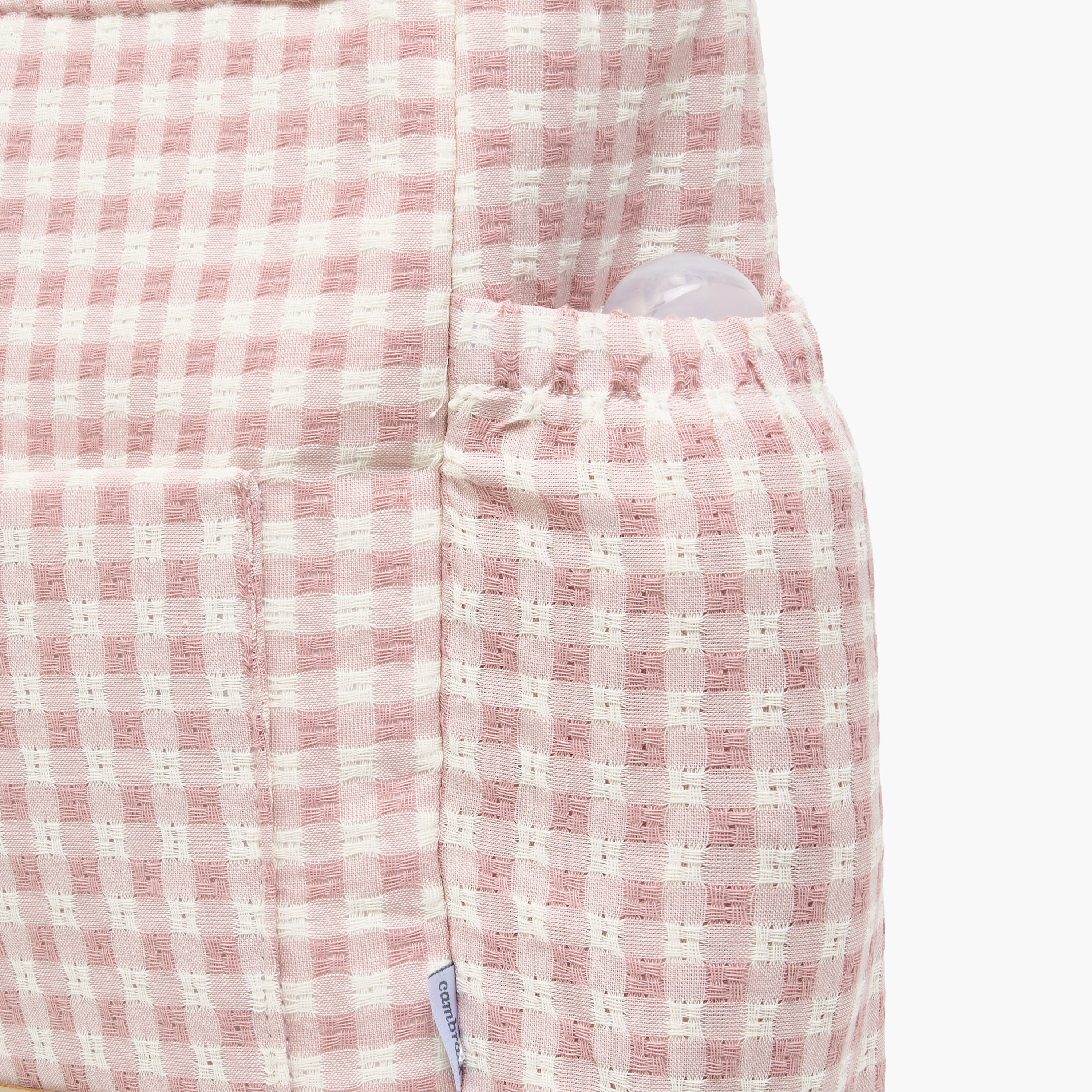 Cambrass Checked Diaper Bag with Zip Closure-baby-diapering-diaperbags-image-8