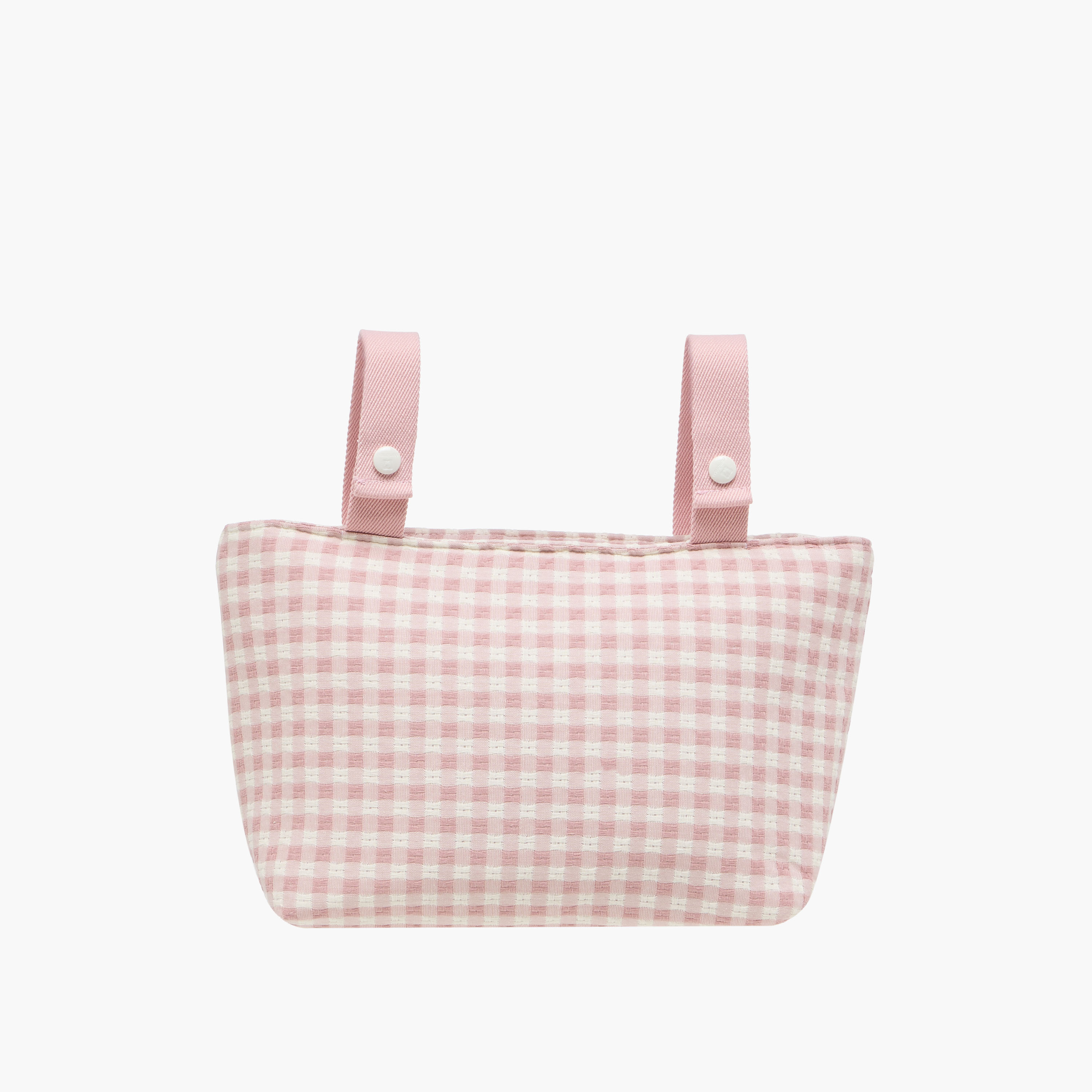 Cambrass Gingham Print Diaper Bag with Zip Closure-baby-diapering-diaperbags-image-3