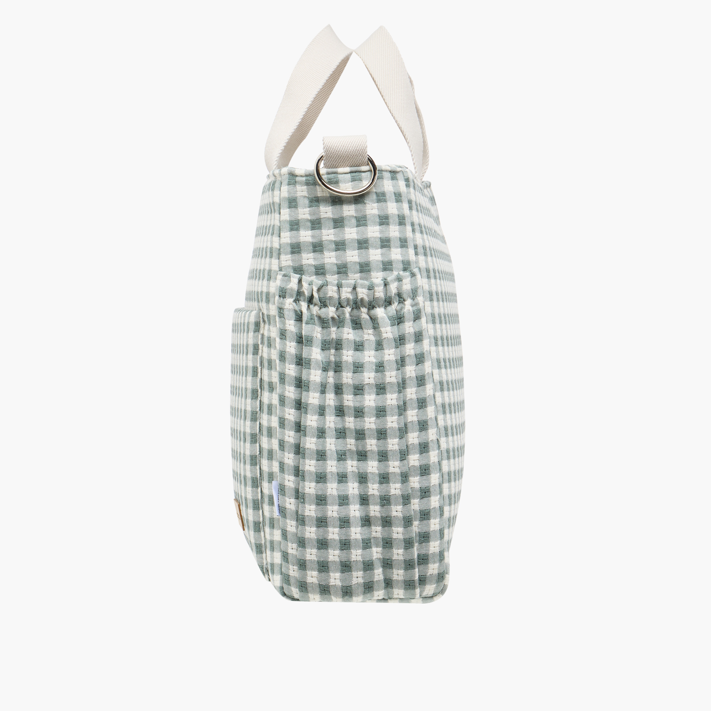 Cambrass Checked Diaper Bag with Zip Closure-baby-diapering-diaperbags-image-4