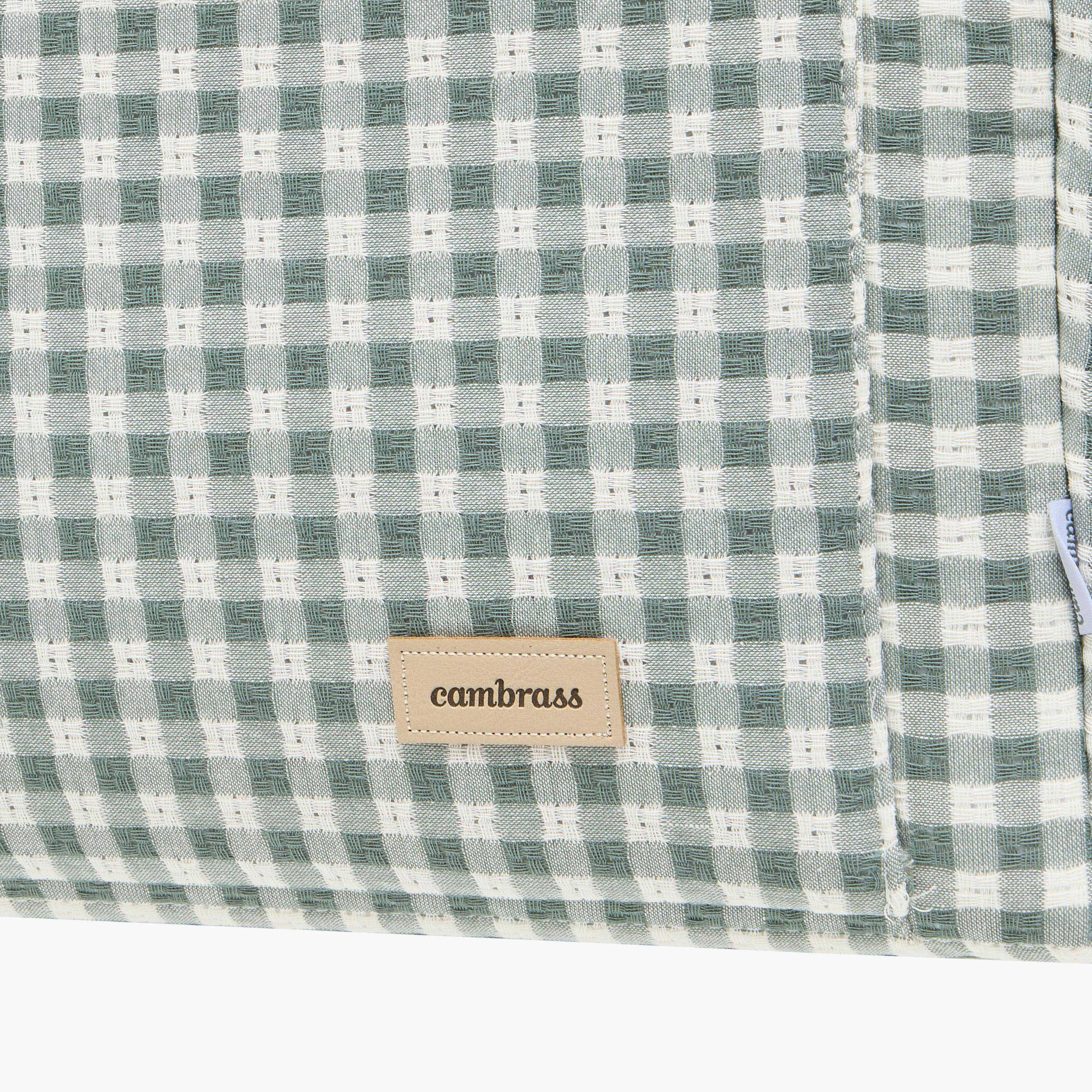 Cambrass Checked Diaper Bag with Zip Closure-baby-diapering-diaperbags-image-7