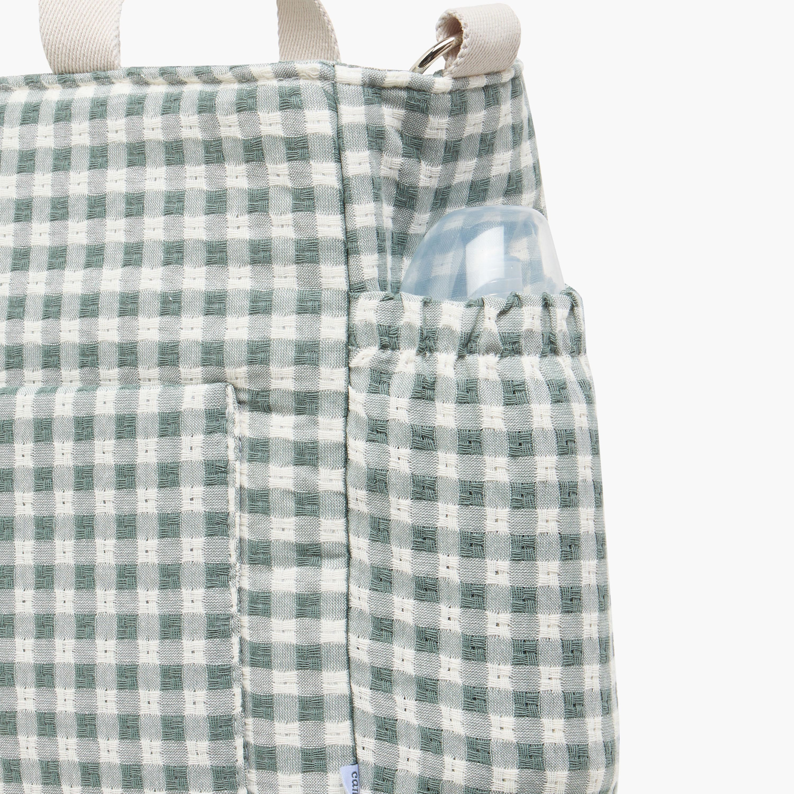 Cambrass Checked Diaper Bag with Zip Closure-baby-diapering-diaperbags-image-8