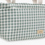 Cambrass Gingham Checked Diaper Bag with Zip Closure-baby-diapering-diaperbags-image-5