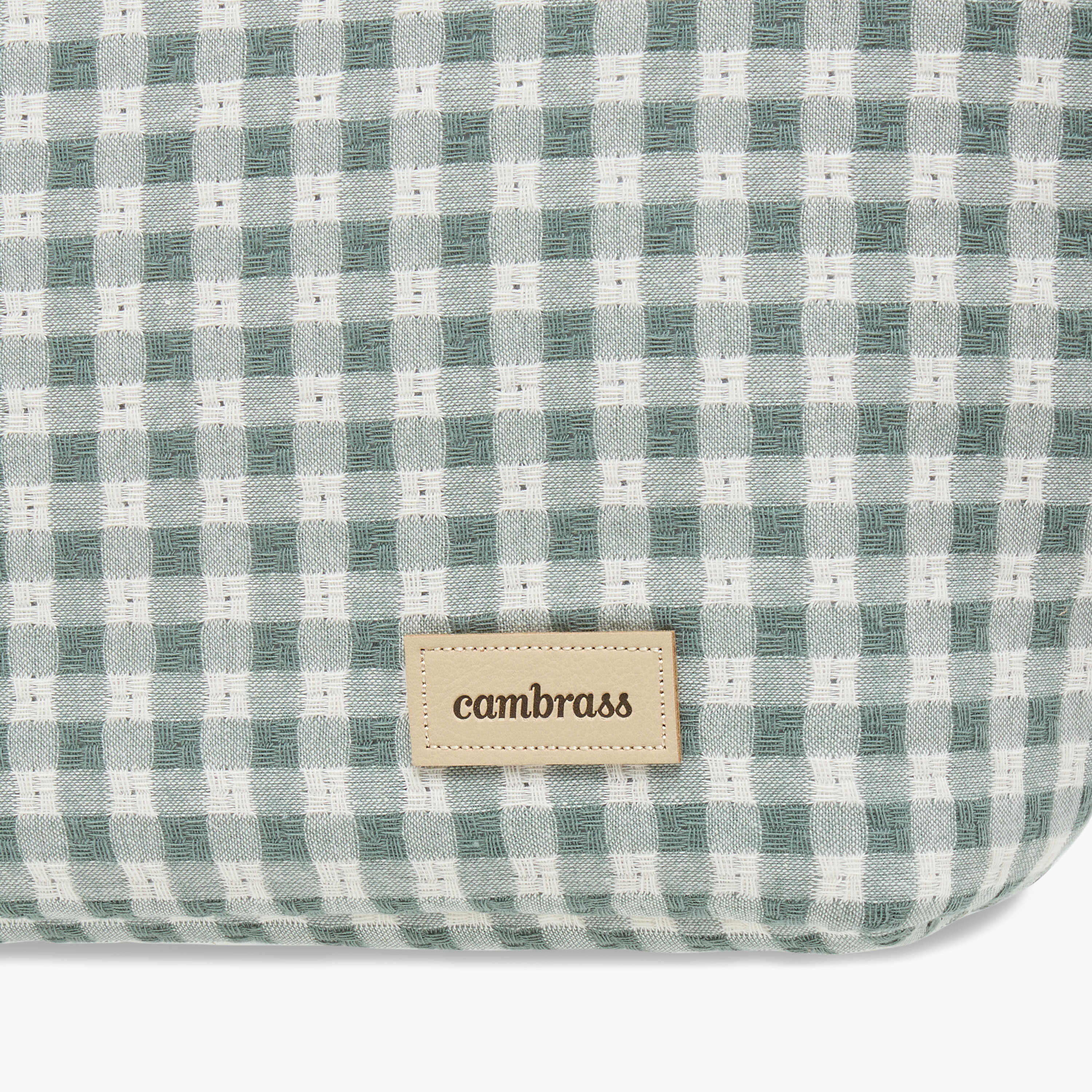 Cambrass Gingham Checked Diaper Bag with Zip Closure-baby-diapering-diaperbags-image-6