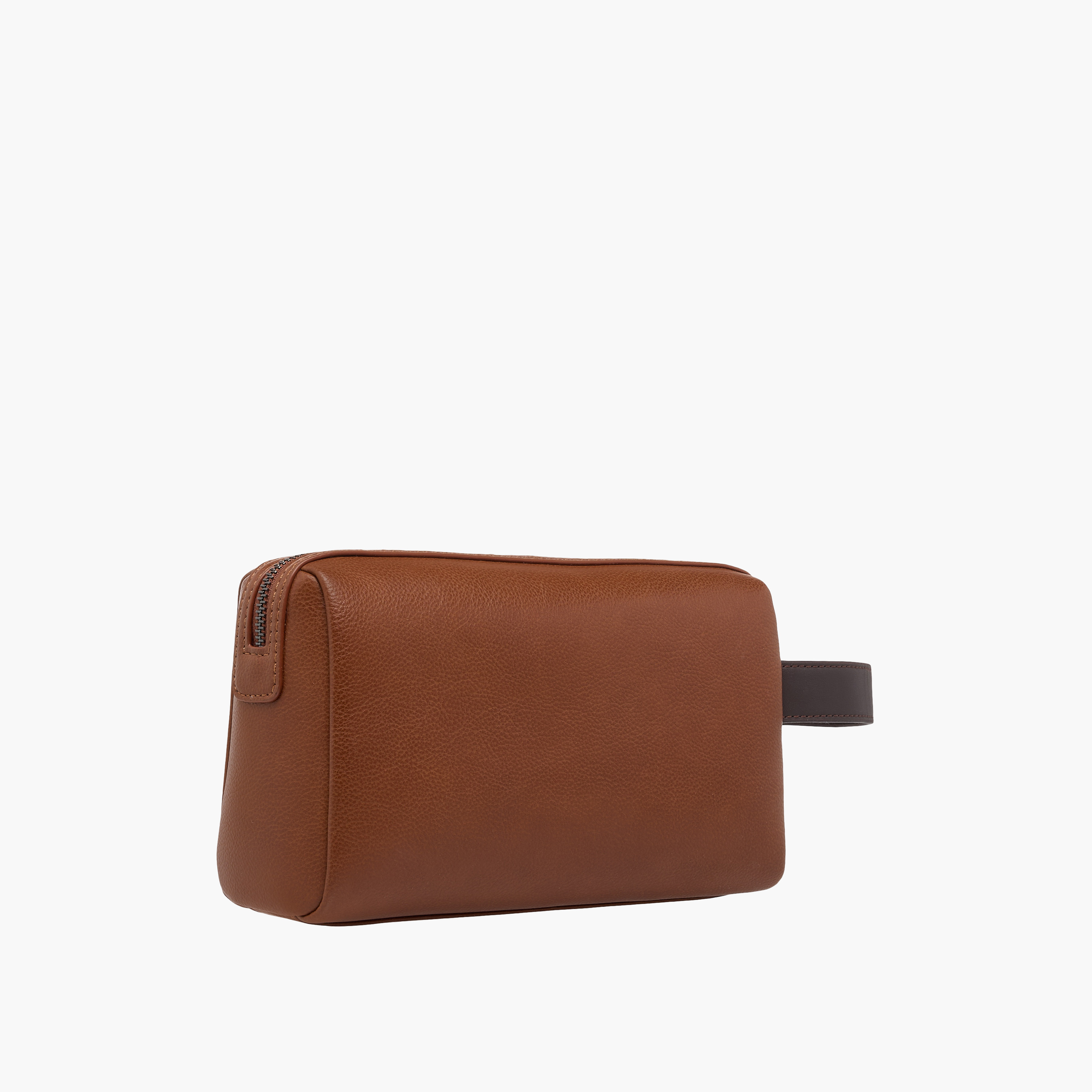 Duchini Striped Pouch with Zip Closure-men-bags-image-3