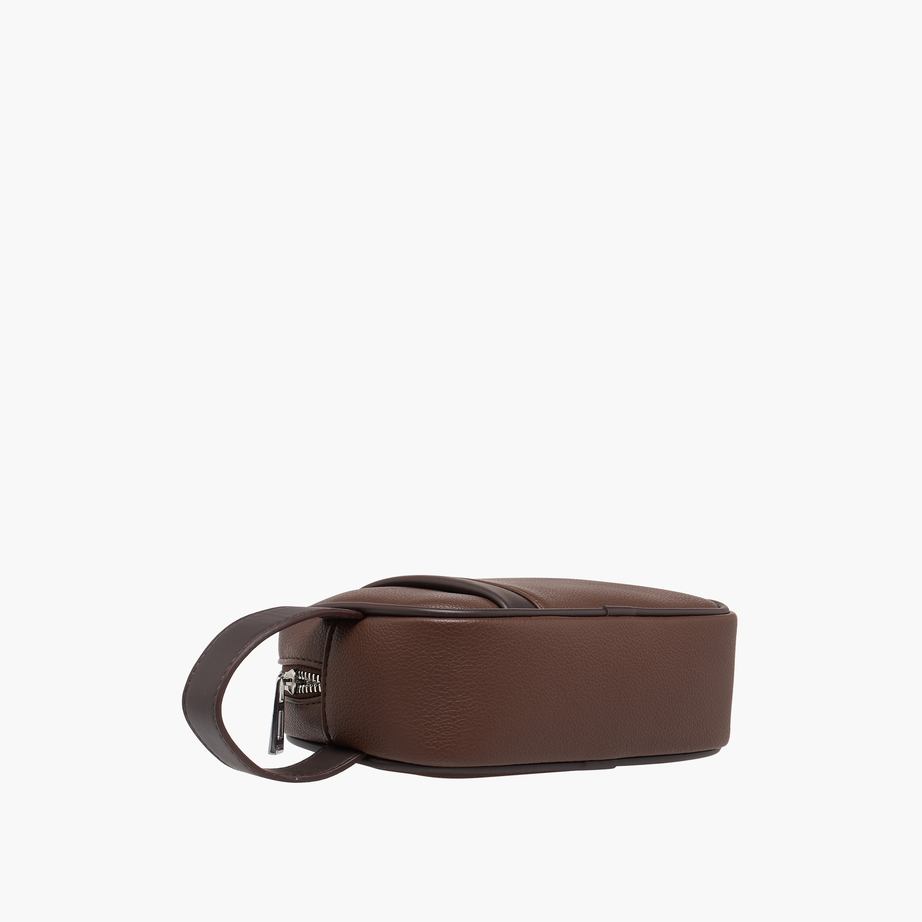 Duchini Panelled Pouch with Zip Closure-men-bags-image-6